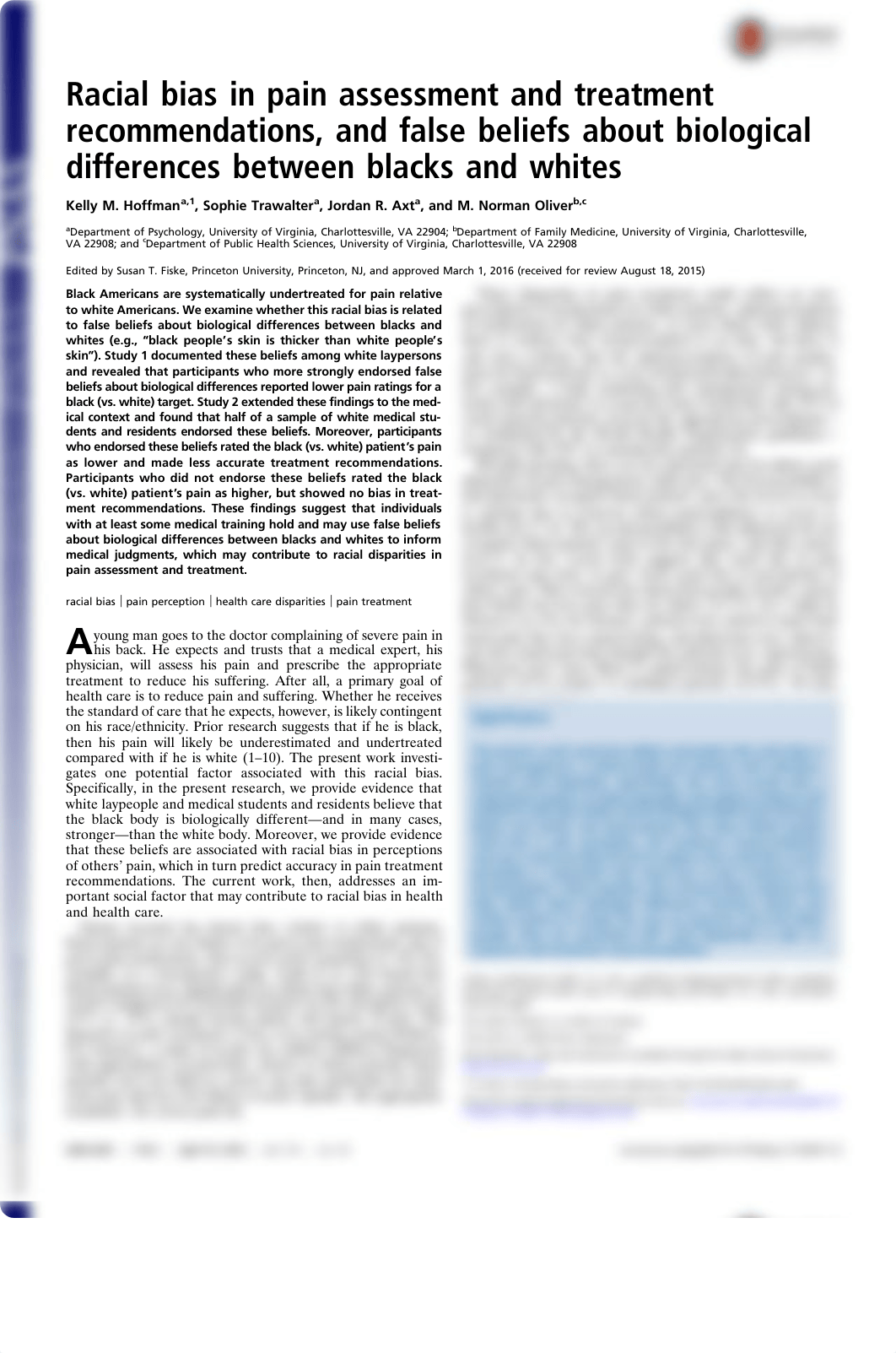 Racial bias in pain assessment and treatment recommendations, and false beliefs about biological dif_dj6nni584tt_page1