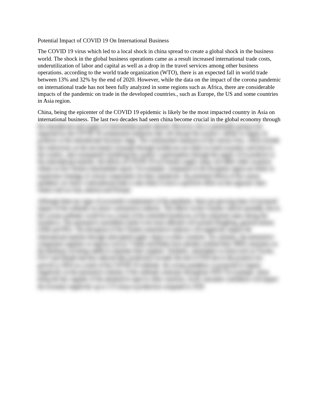 Potential Impact of COVID 19 on international business.docx_dj6pmd23dxi_page1