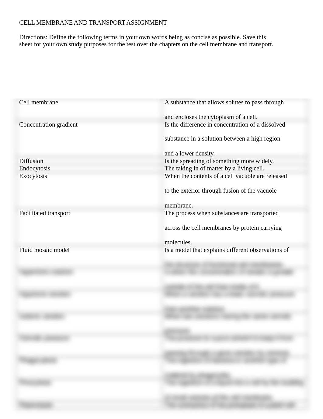 6  CELL MEMBRANE AND TRANSPORT ASSIGNMENT Answers.docx_dj74o8f3jex_page1