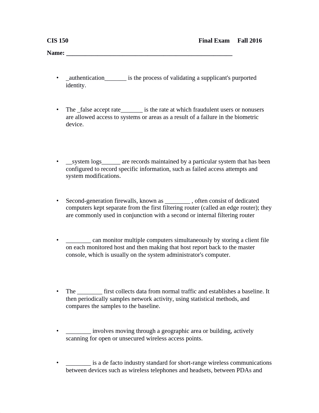 CIS 150 Final Exam Study guide 2016.docx_dj7i7n6zax4_page1