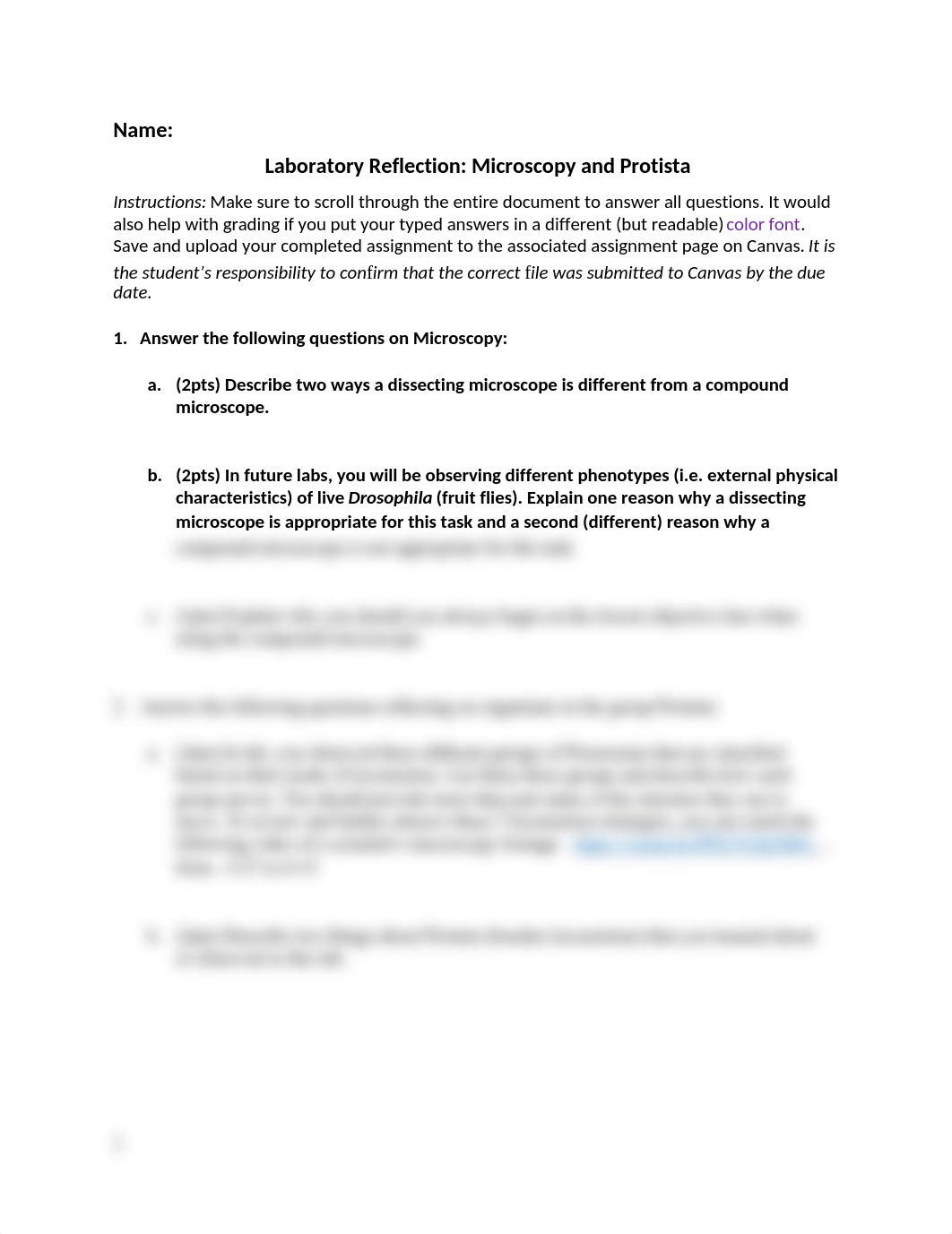 Week 11 laboratory reflection - Microscopy and Protista.docx_dj7ib451bp2_page1