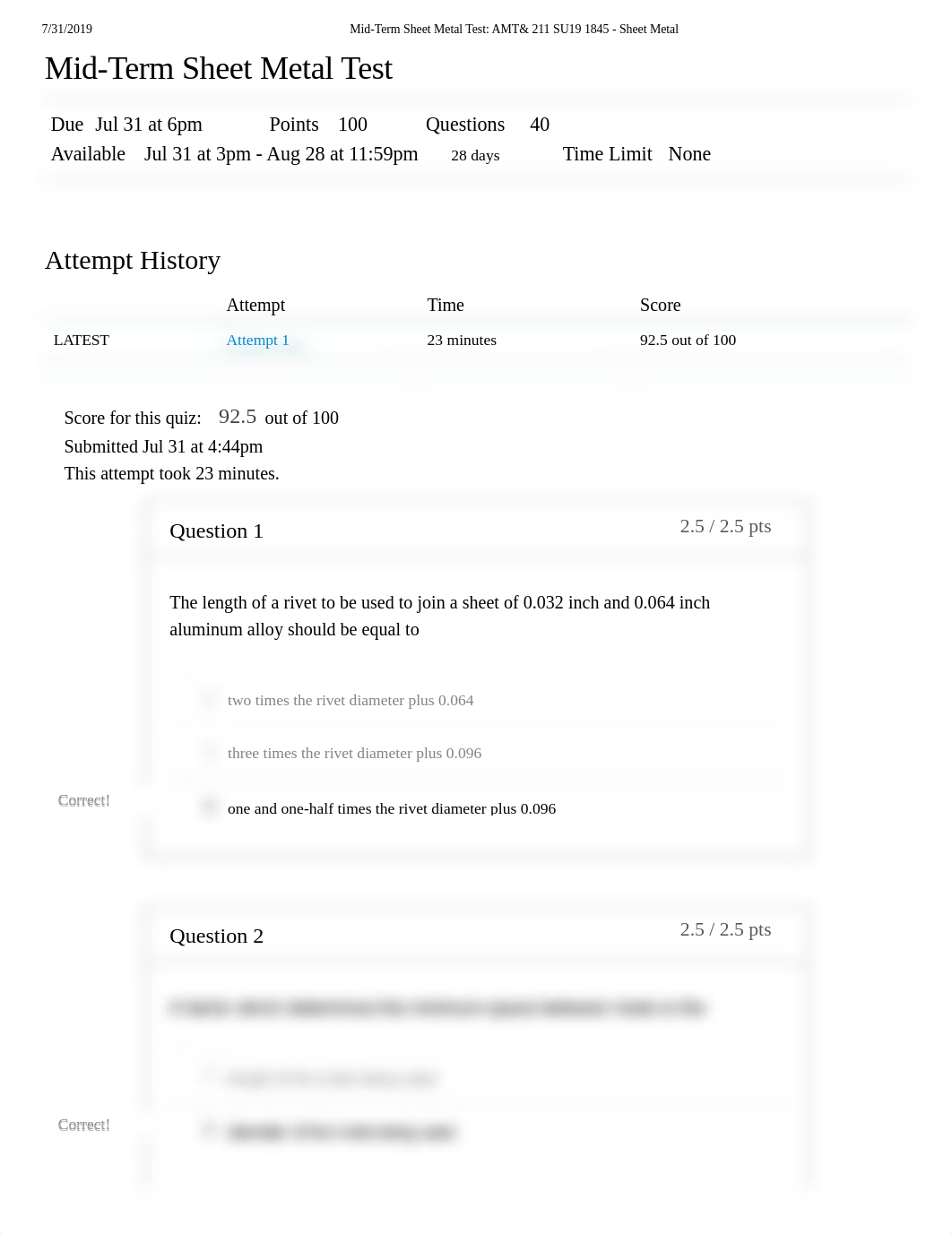 Mid-Term Sheet Metal Test_ AMT& 211 SU19 1845 - Sheet Metal.pdf_dj7phcgdpme_page1
