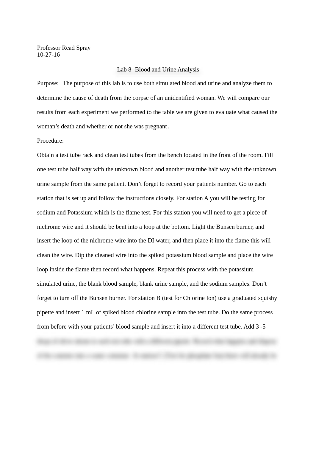 Lab report 8 Blood and urine Analysis_dj81w2urvui_page1