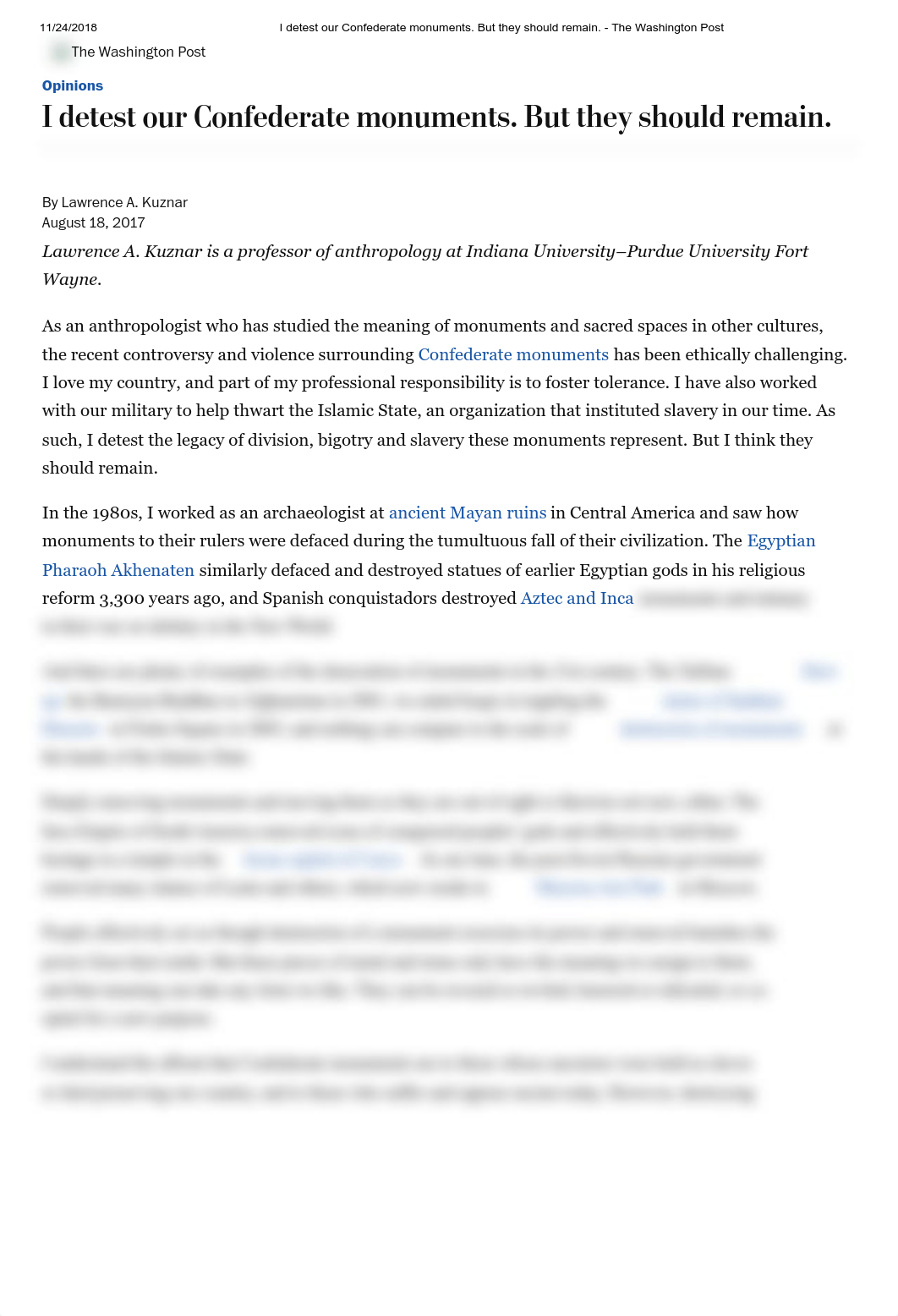 I detest our Confederate monuments. But they should remain. - The Washington Post.pdf_dj836ua7sc3_page1