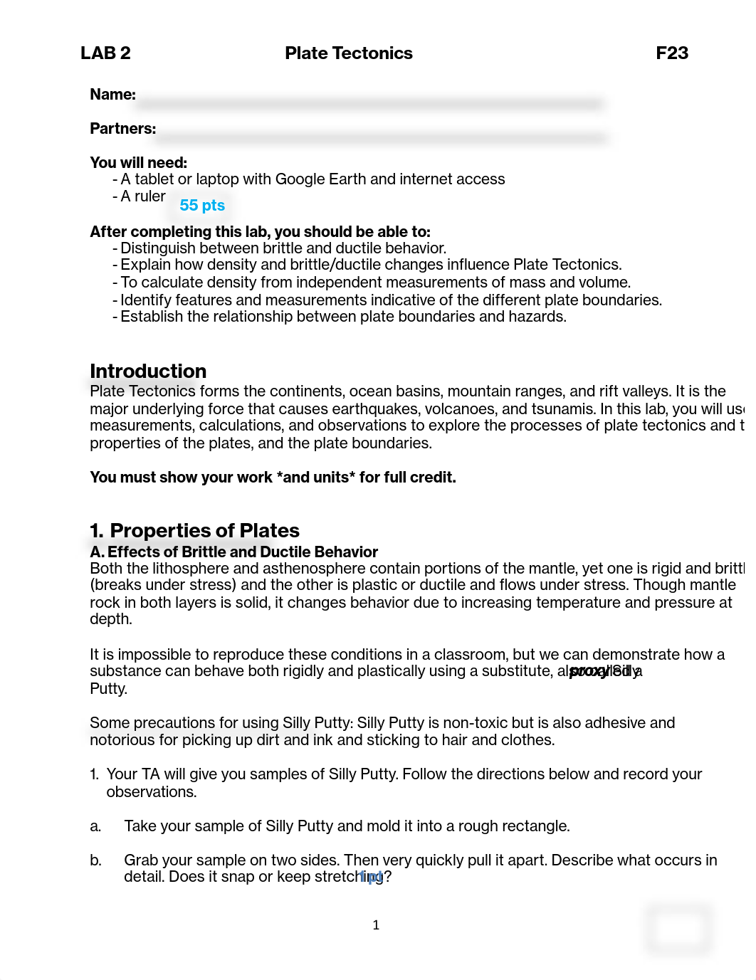 2-GEOL115-Lab2-PlateTectonics-F23 (1).pdf_dj850h80e3i_page1