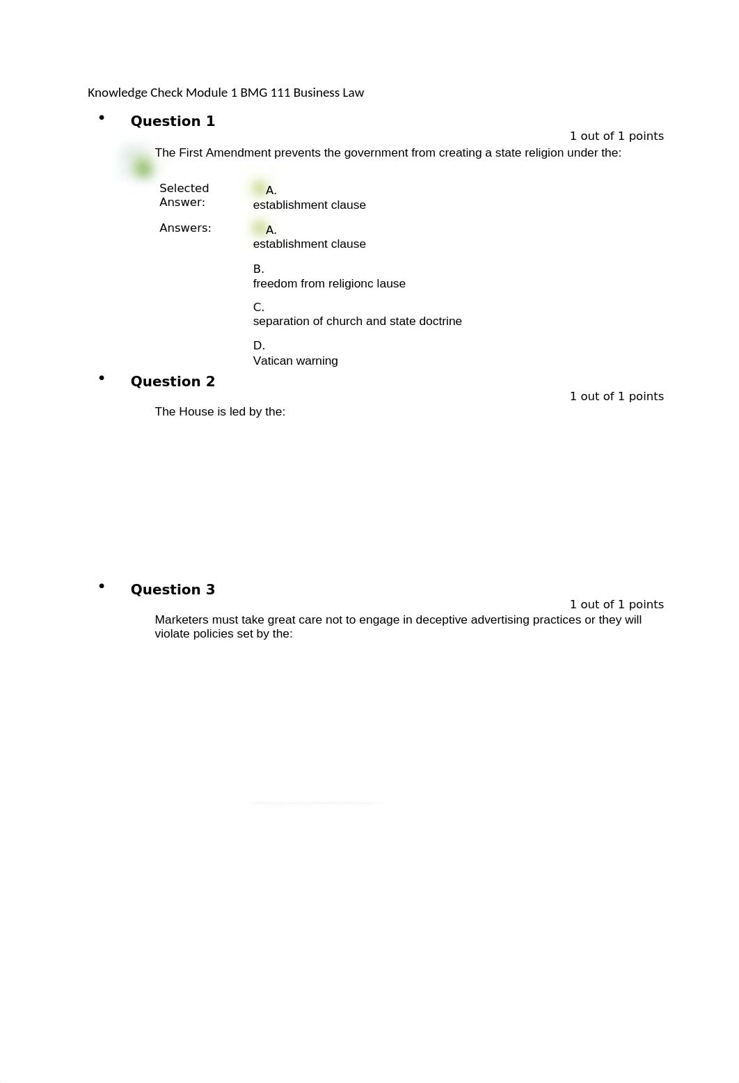 Knowledge Check Module 1 BMG 111 Business Law.docx_dj8ifoa0hmg_page1