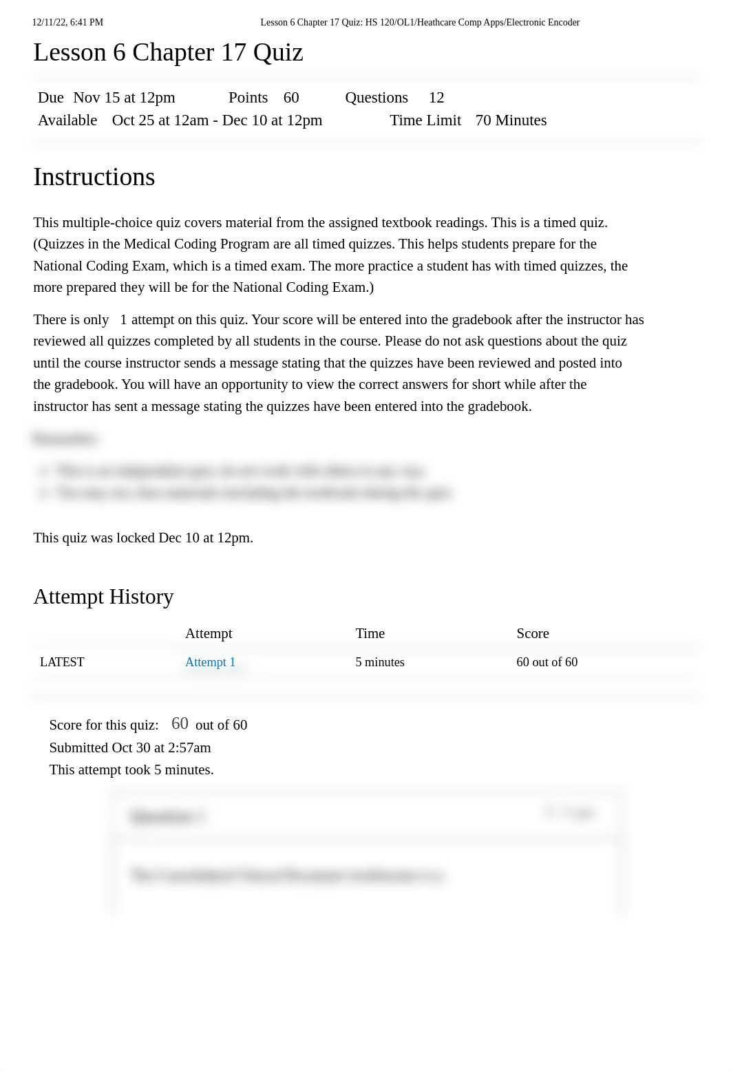 Lesson 6 Chapter 17 Quiz_ HS 120_OL1_Heathcare Comp Apps_Electronic Encoder.pdf_dj8nbw9q6qo_page1