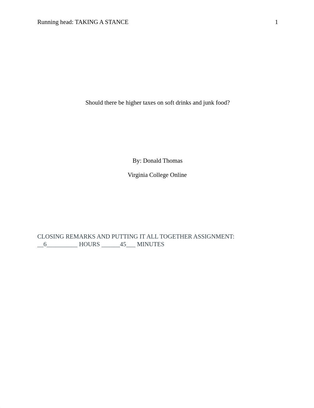 Should there be higher taxes on soft drinks and junk food.pdf_dj8o9gd4742_page1