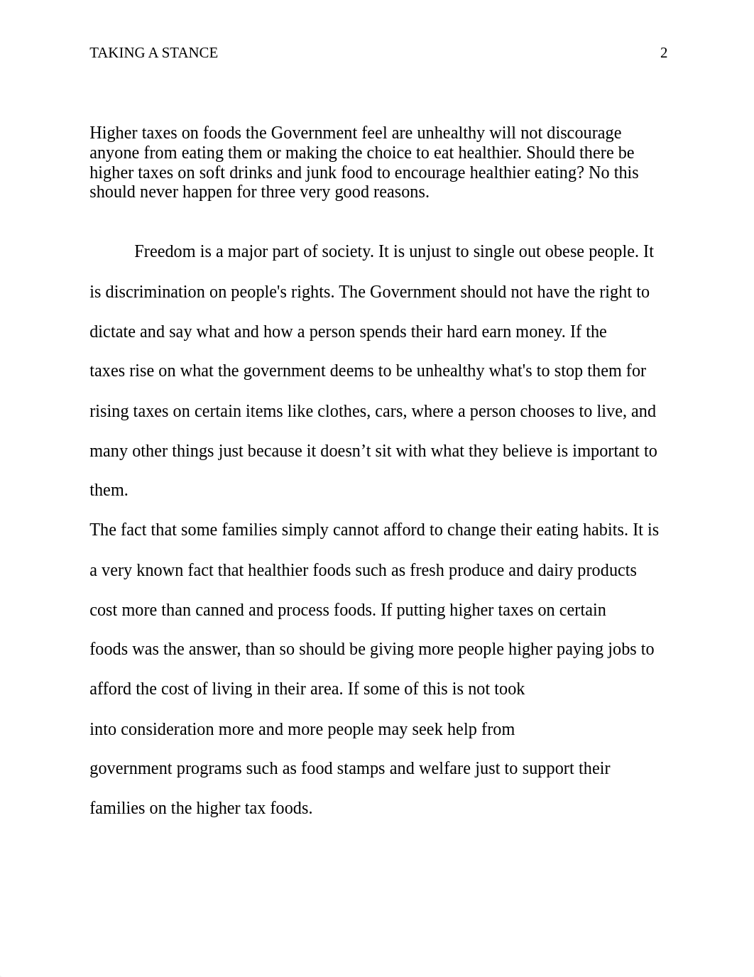 Should there be higher taxes on soft drinks and junk food.pdf_dj8o9gd4742_page2