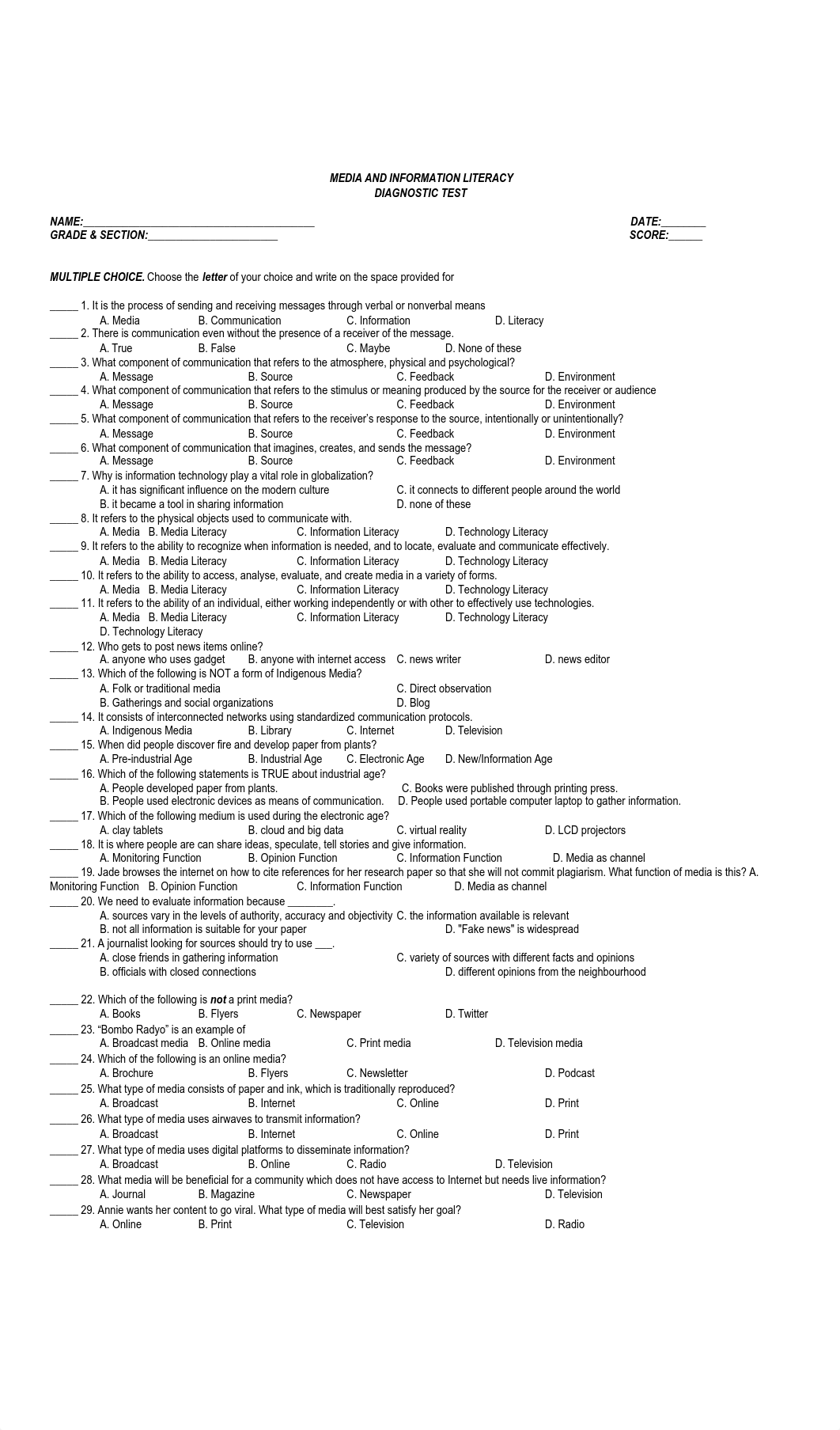 DIAGNOSTIC TEST FOR MIL.docx_dj8yiqnkdgc_page1