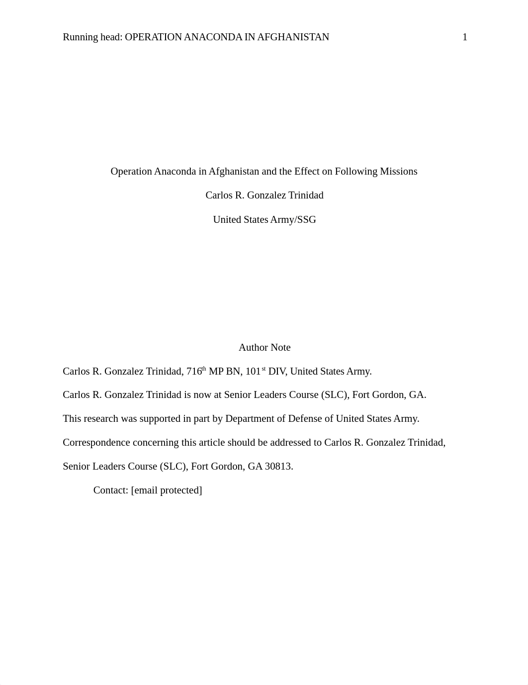 Operation Anaconda in Afghanistan Case Study Analytical Essay.docx_dj9ghtamqvt_page1