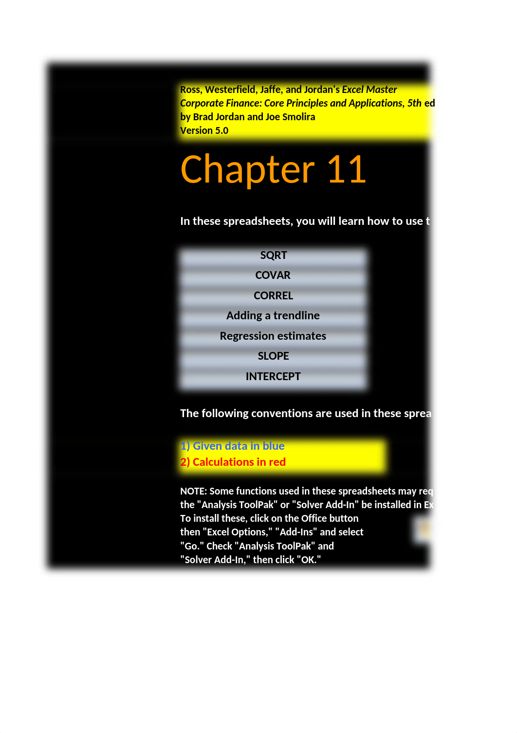 Core Chapter 11 Excel Master 5th edition student.xlsx_dj9nlswpdf1_page1