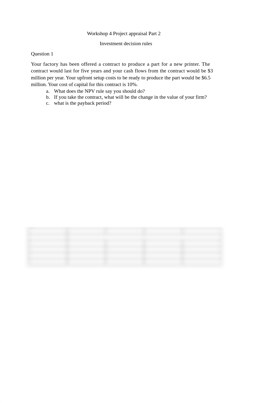 Workshop 4 Project appraisal Part 2 Investment decision rules_Solutions.docx_dj9oeh2cxxv_page1