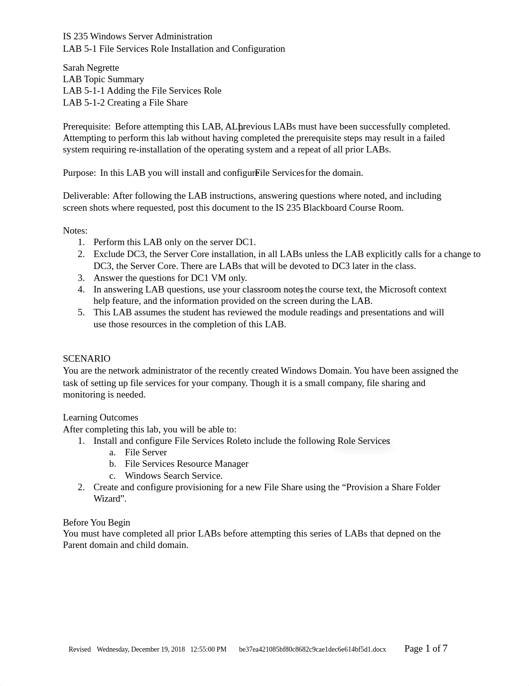 235 LAB 5-1 File Services Role & Share Creation.negrette.docx_dj9wd7u0p4i_page1