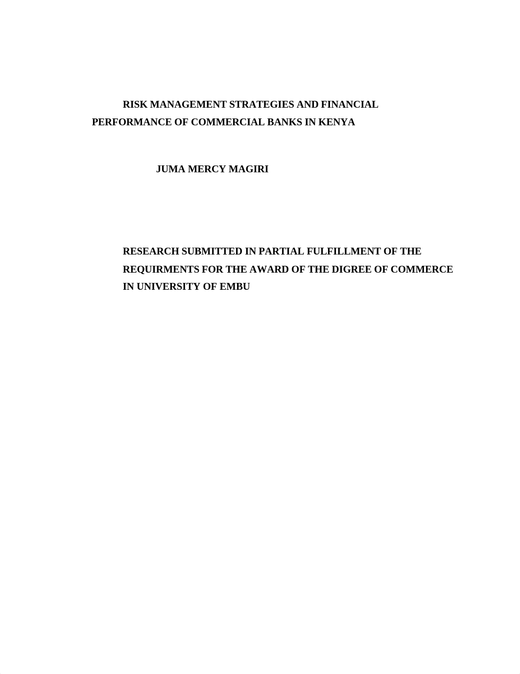 Risk managment strategies and financial performance of commercial banks in kenya.docx_dj9yk306iku_page1