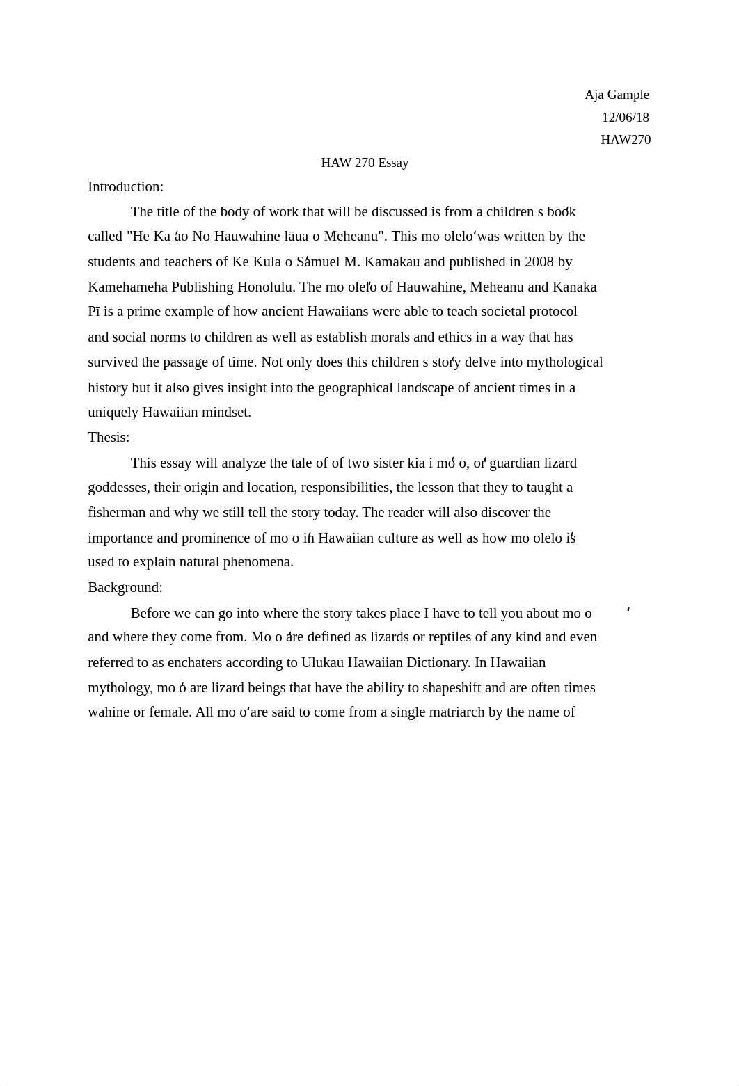 HAW 270 Essay_dja00oix19s_page1