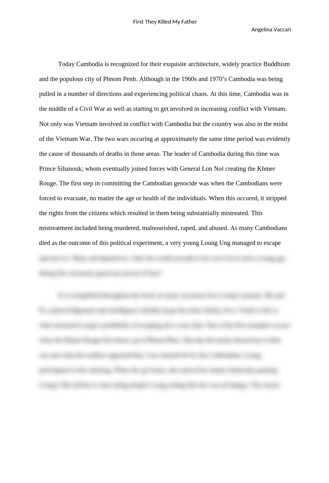 First They Killed My Father Essay (20th century history).docx_dja49g1y1zz_page1