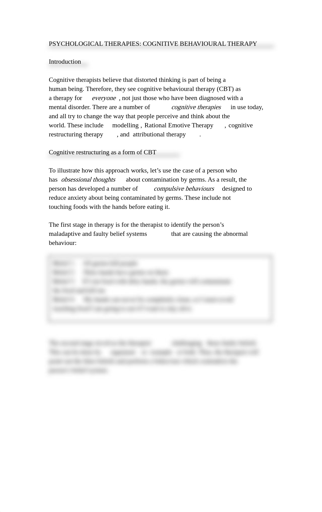 PSYCHOLOGICAL THERAPIES - COGNITIVE BEHAVIOURAL THERAPY_djab2ufid31_page1