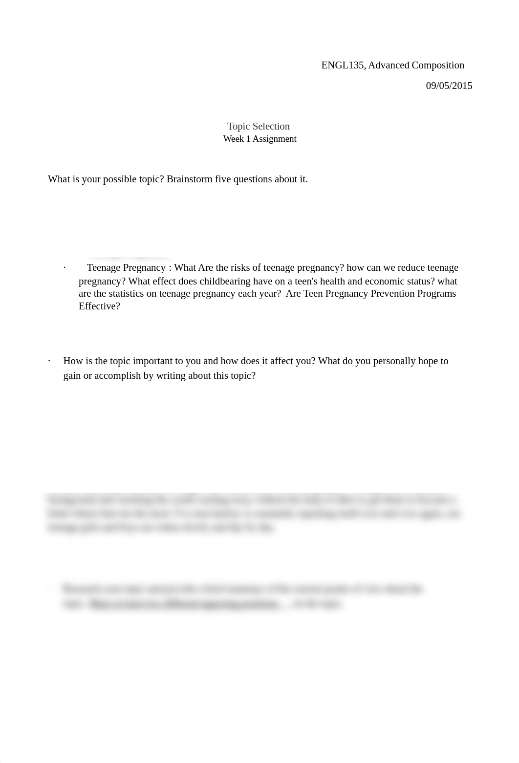 Week 1 ENGL135 Topic Selection final.odt_djab91q83qg_page1