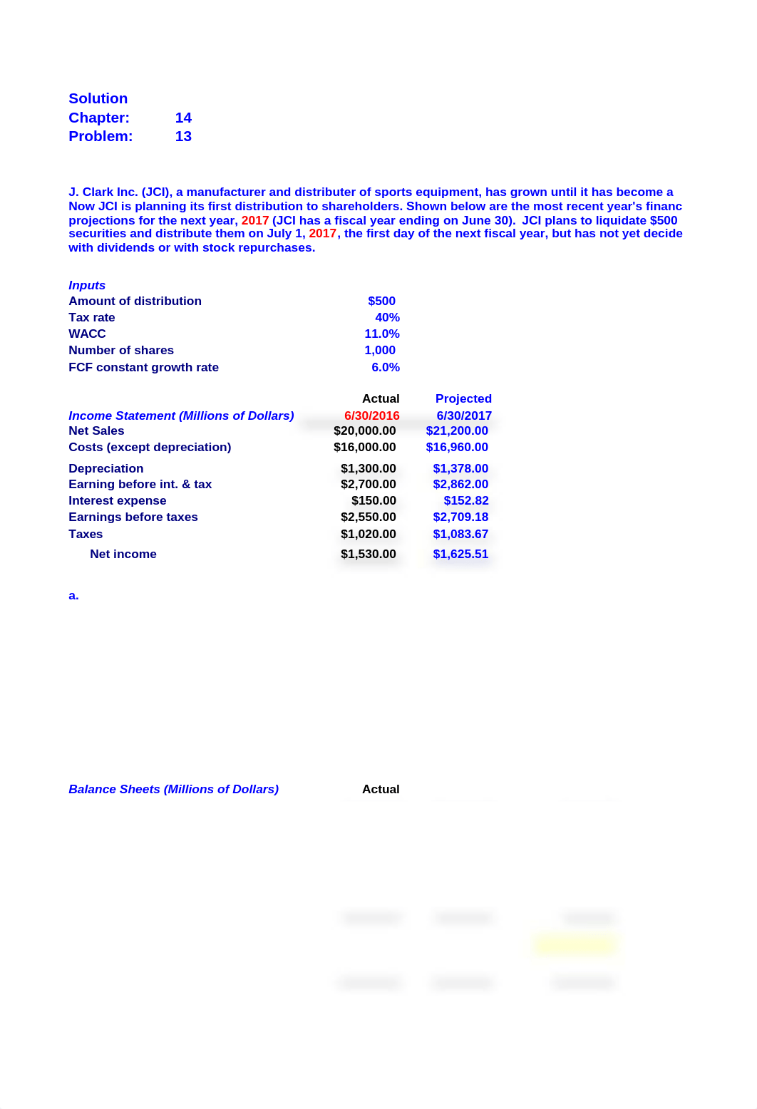 Ch14 P13 Build a Model Solution.xlsx_djafbdo9zid_page1