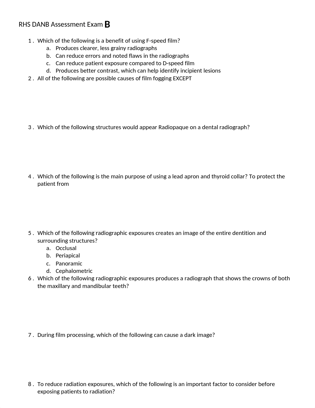 RHS DANB Assessment Exam B.docx_djagiqm34fj_page1