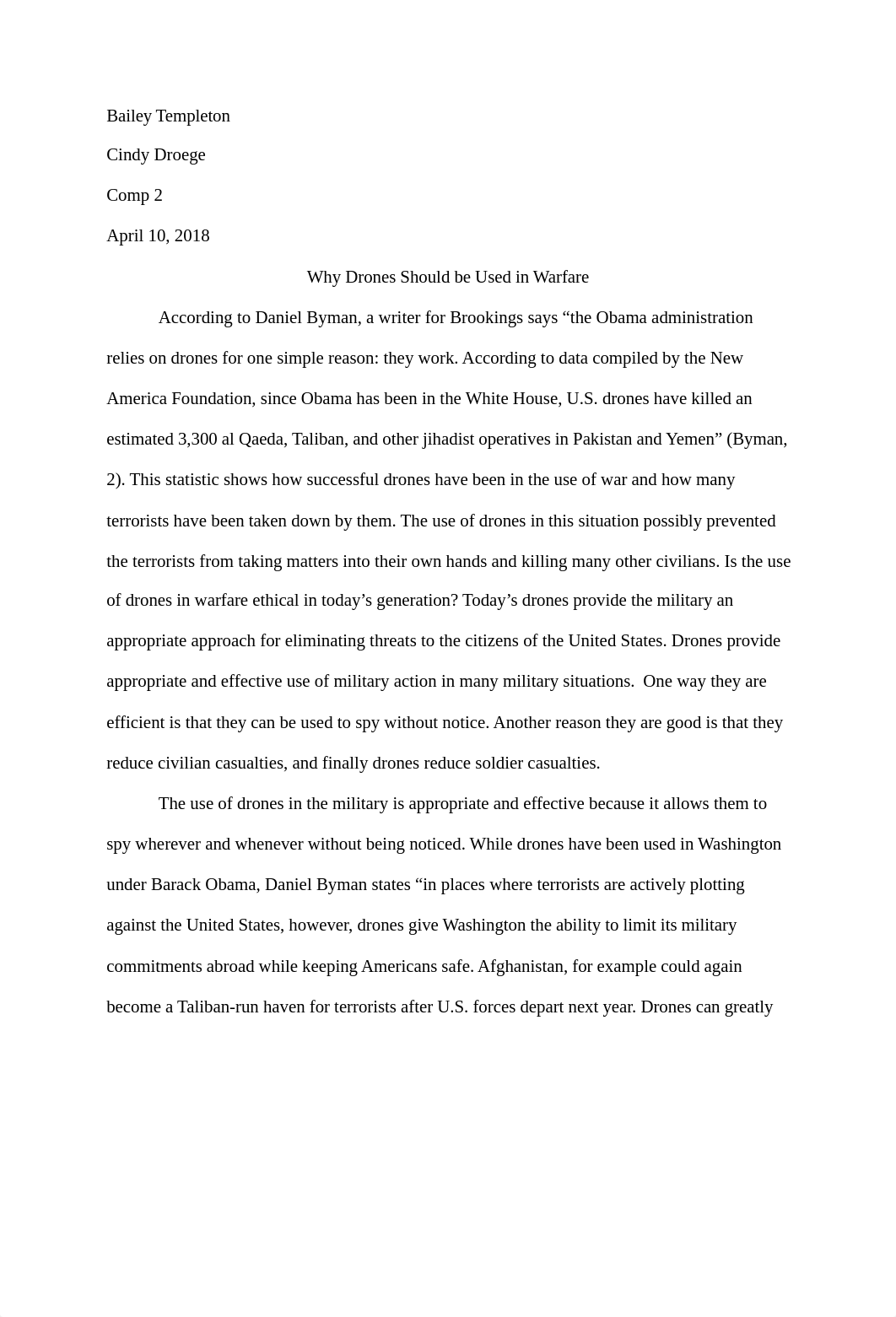 Drones use in warfare.docx_djahtzfqsv5_page1