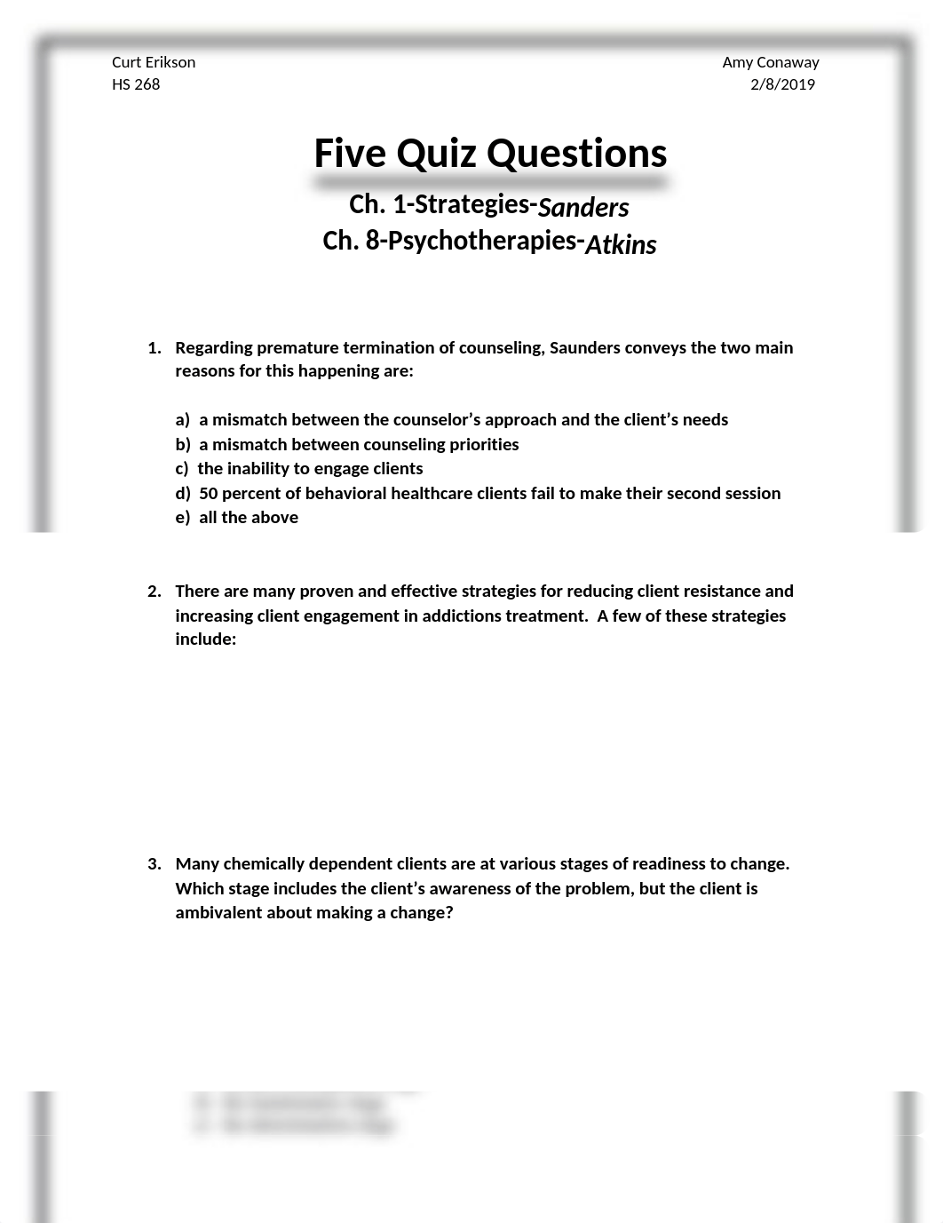 Five Quiz Questions-Strategies and Psychotherapies.docx_djal3noz6l6_page1