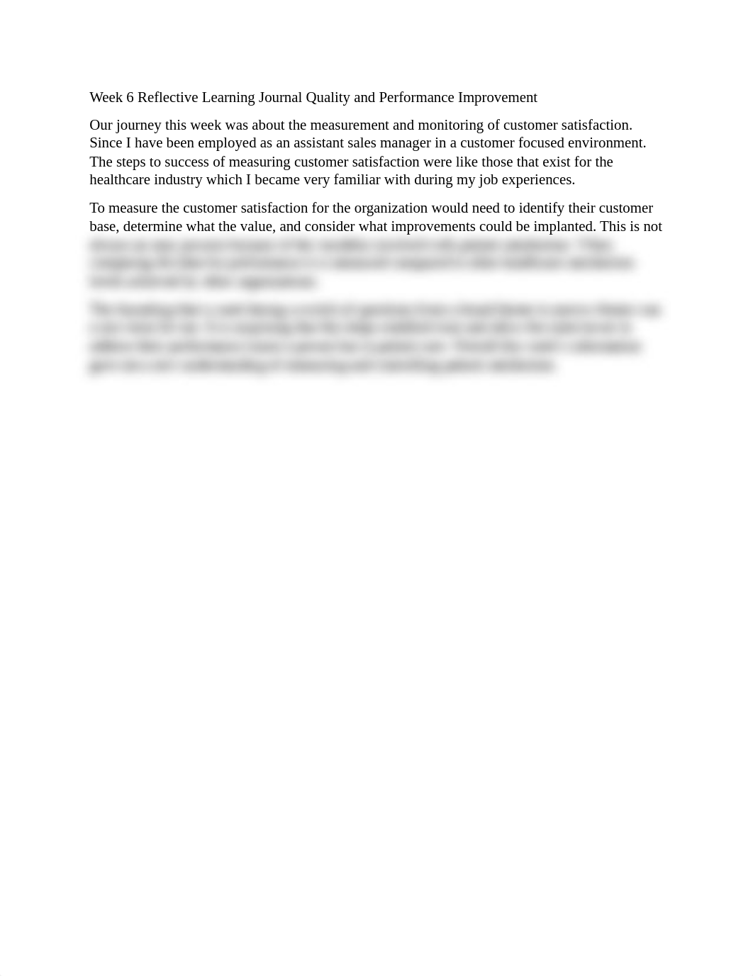 quality and performance improvement in healthcare reflective learning journal.docx_djam9oms83f_page1