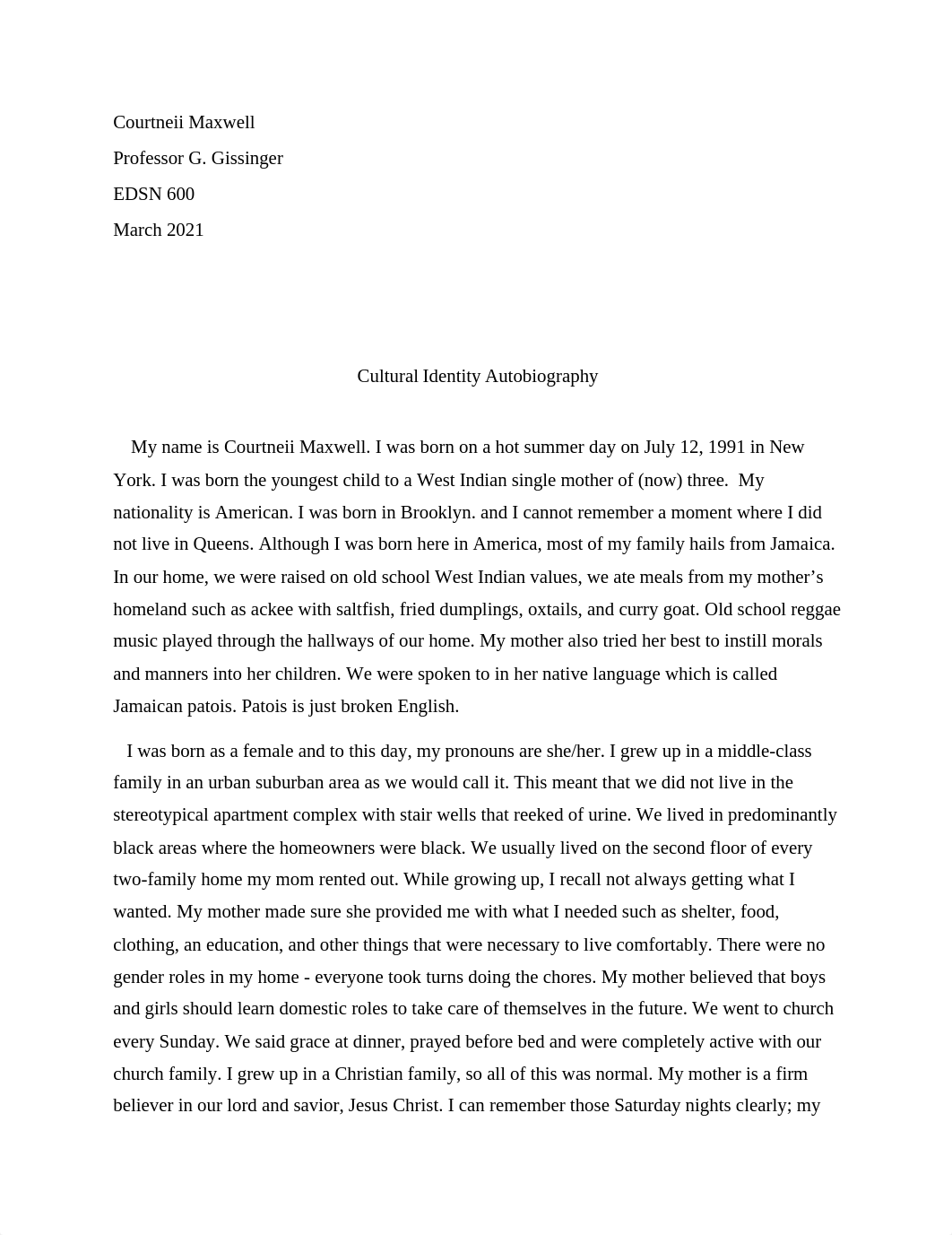 Cultural Identity Autobiography.docx_djanznkjsni_page1