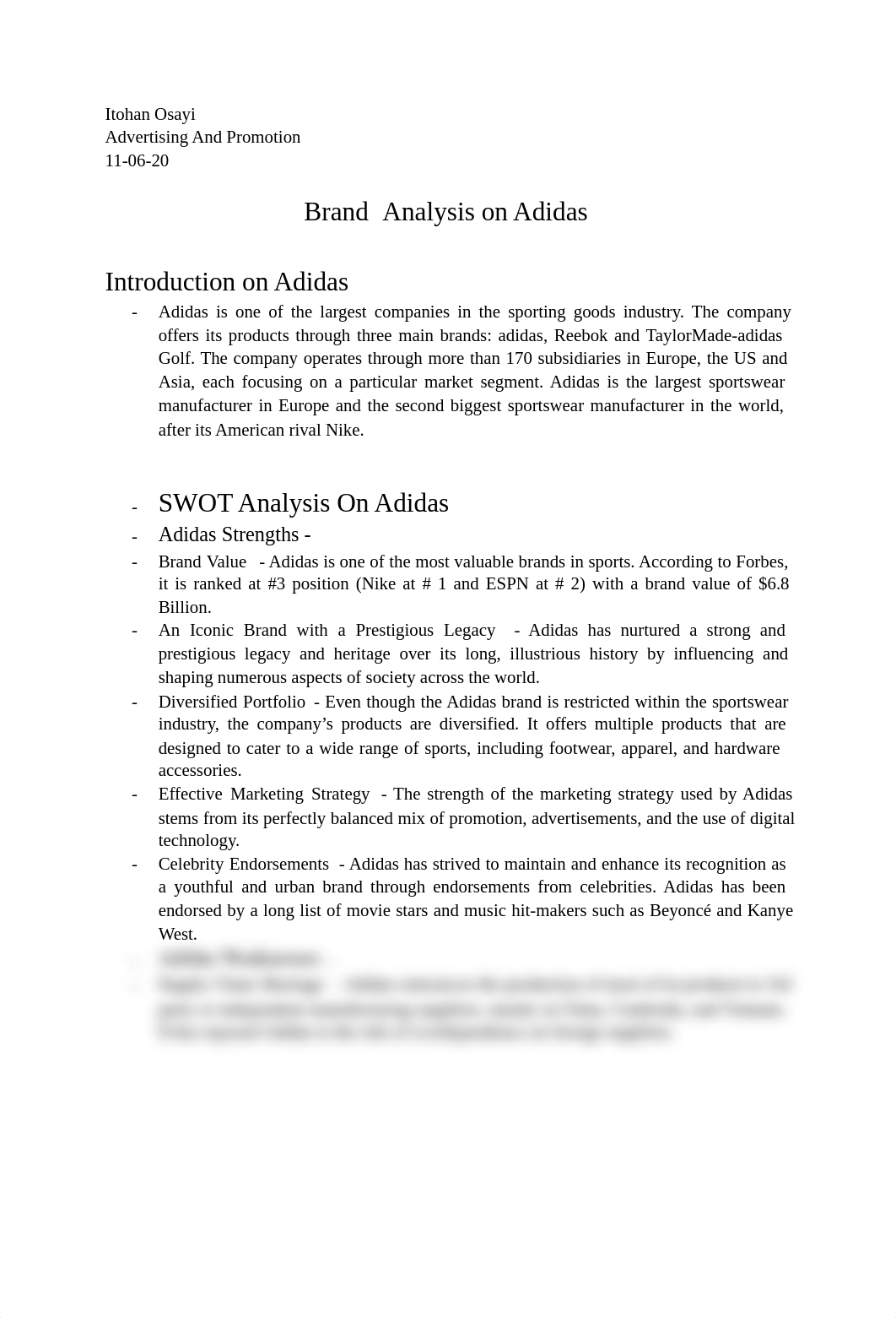 Brand Analysis on Adidas.pdf_djarnb44vq1_page1