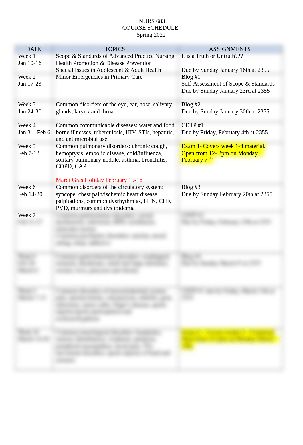 N683 Course Schedule Spring_2022_1.docx_djawlj2tqww_page1