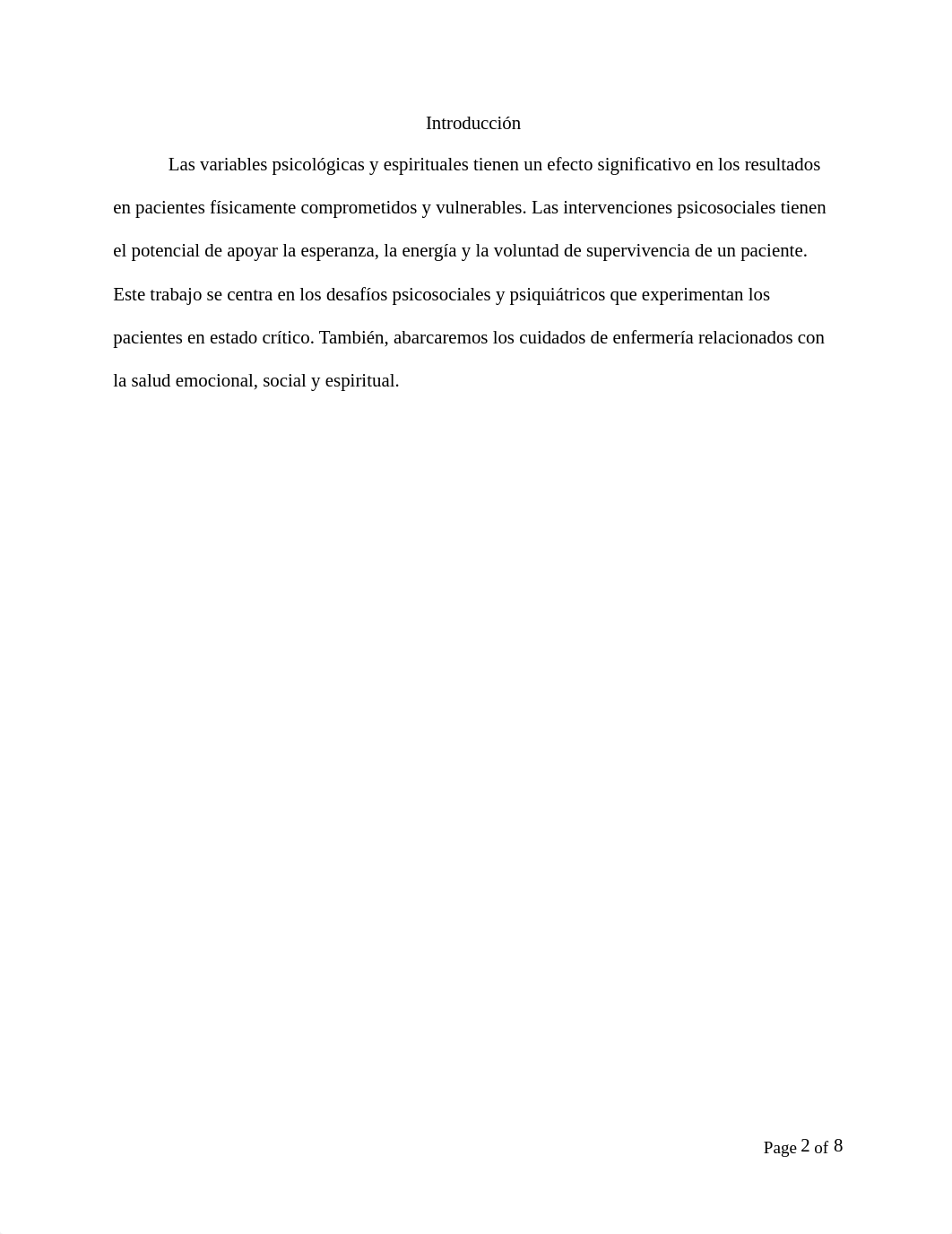 Tarea 2.1 Aspectos espirituales y psicosociales en el paciente críticamente enfermo.docx_djb2izx30vd_page2