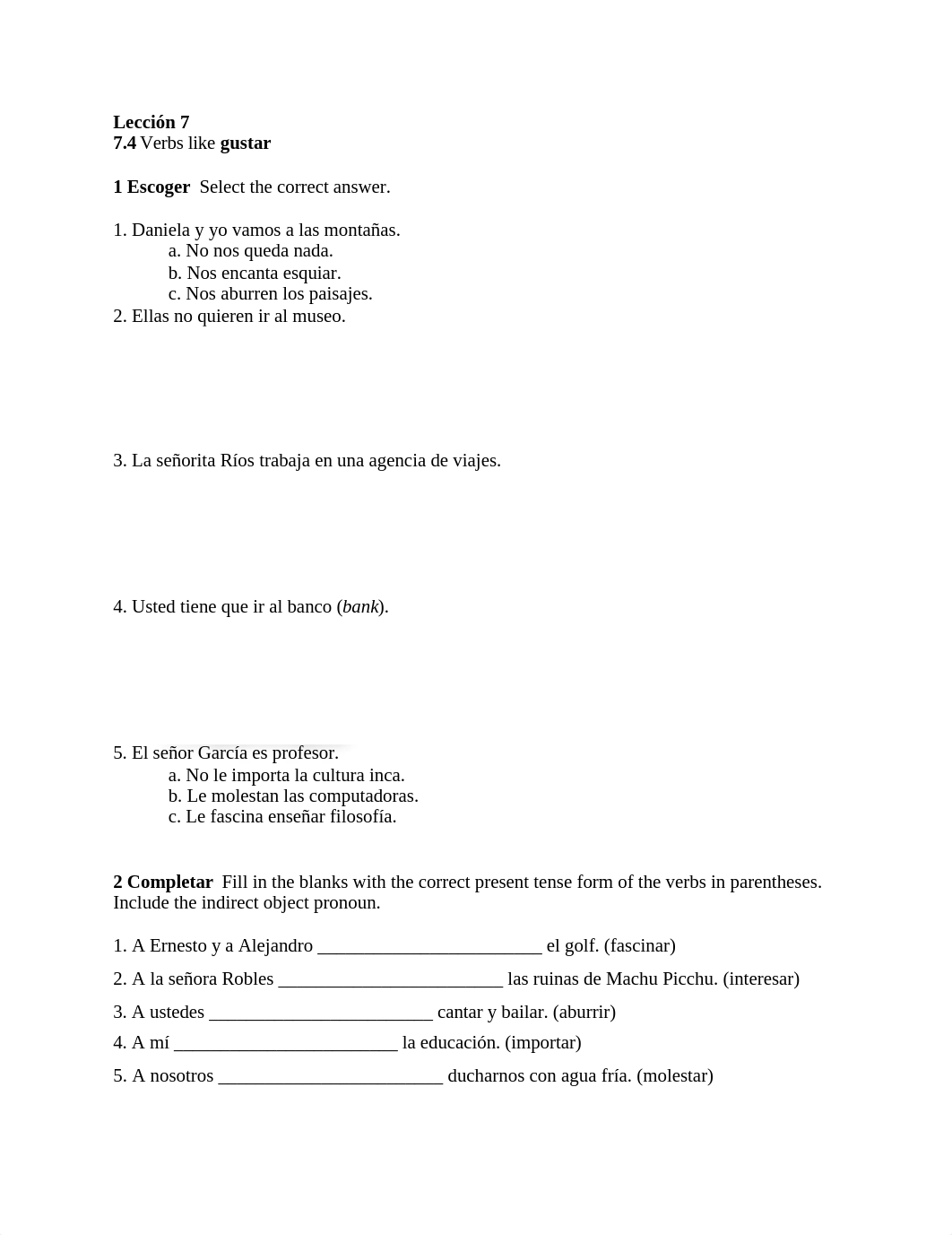 Verbs like gustar 7.4_djbatgk19f6_page1