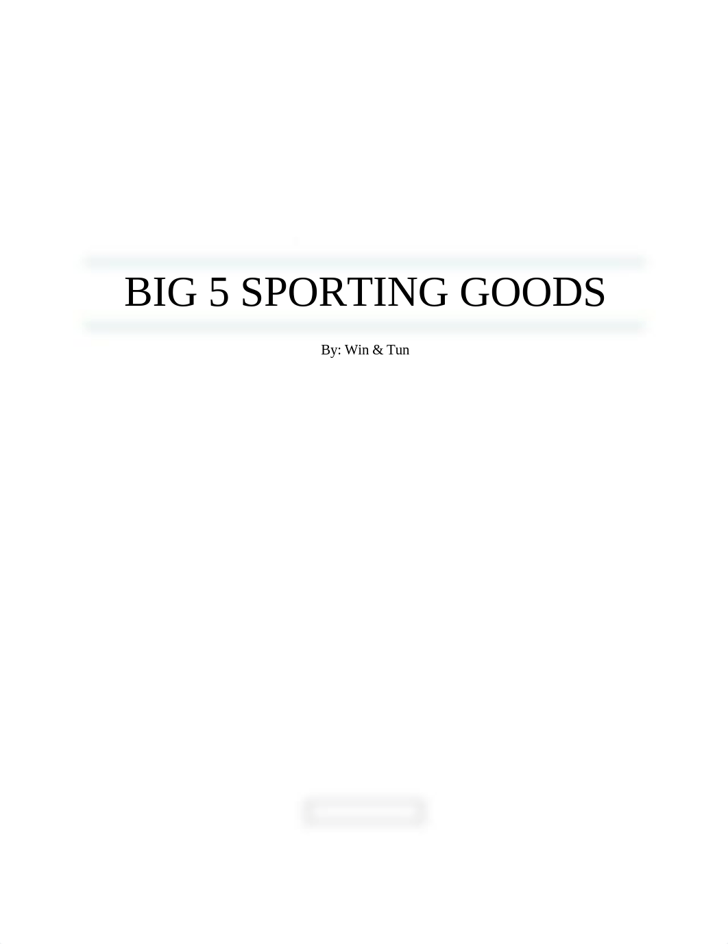 Team Project Big 5 Sporting Goods Anlysis project.docx_djbj8vb3i7l_page1