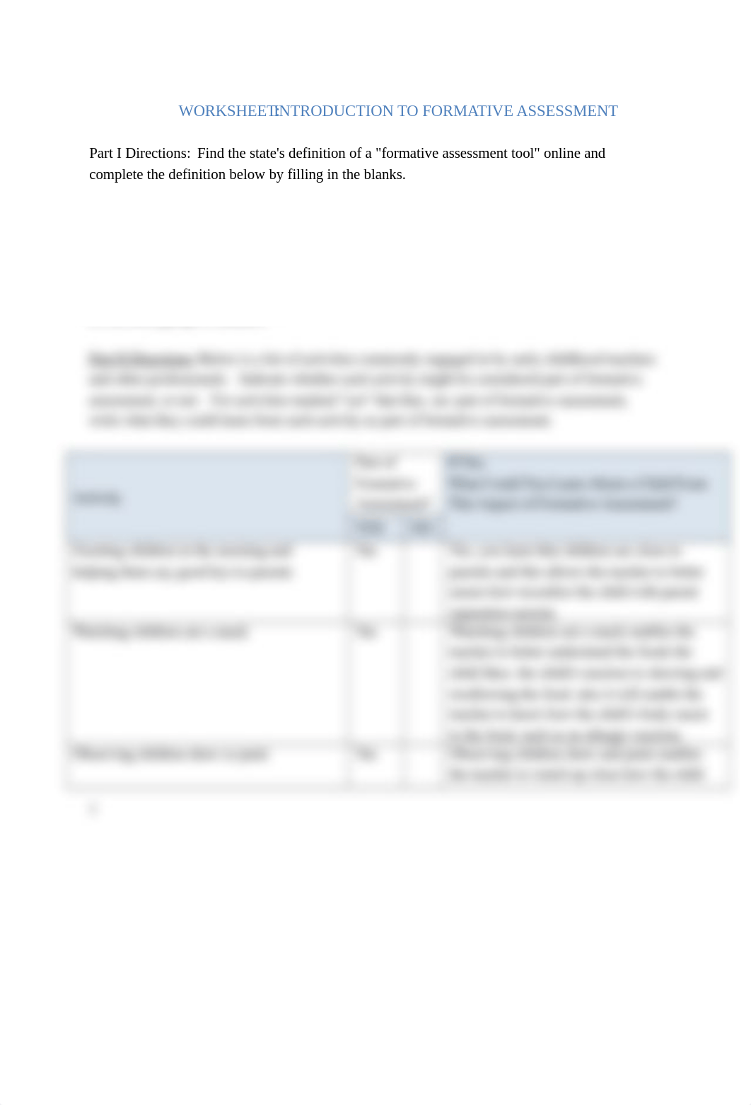 WORKSHEET  Introduction to Formative Assessment .docx_djbjkmv1ggo_page1