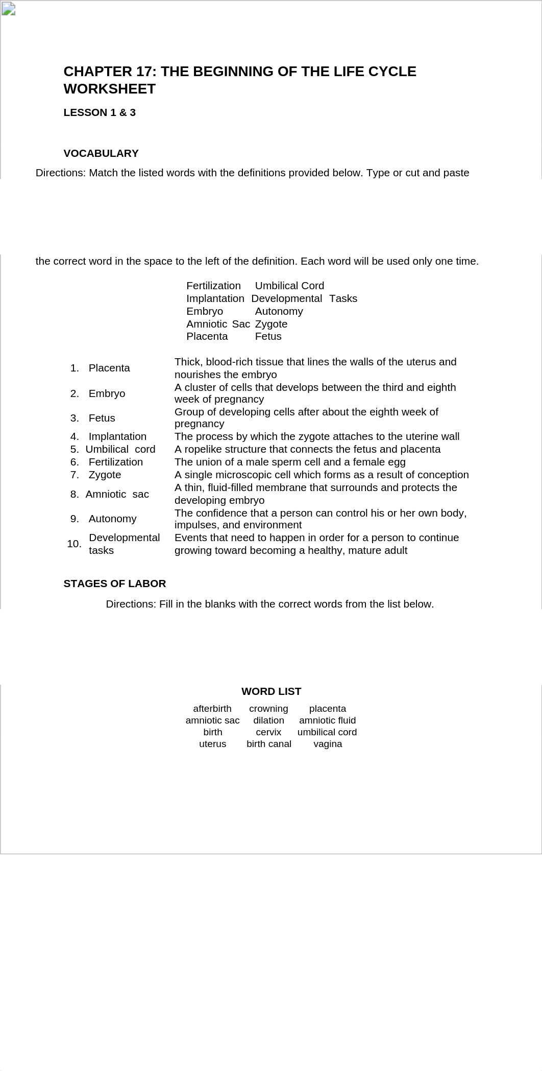 BEGINNING OF THE LIFE CYCLE WORKSHEET.pdf_djca13d3ogf_page1