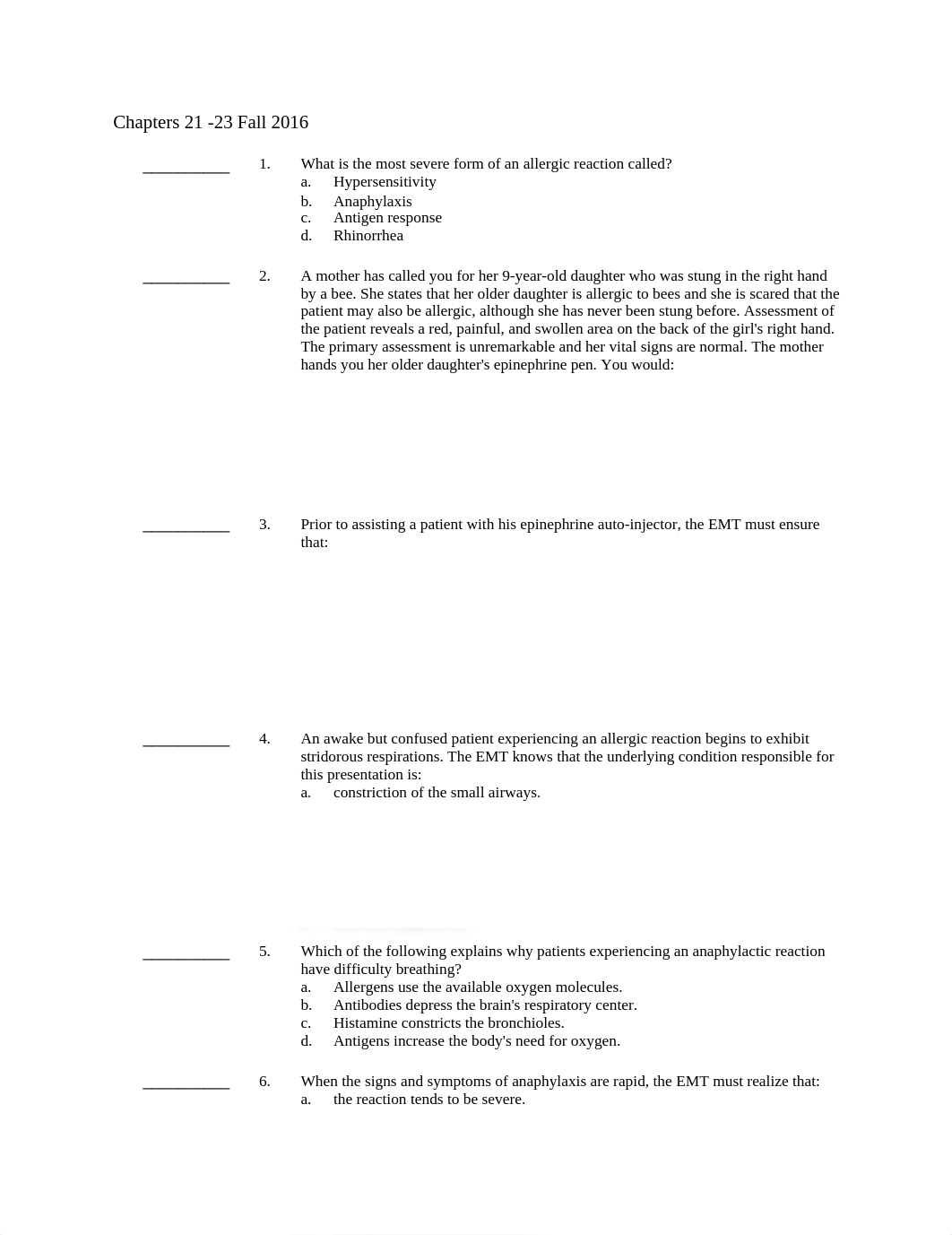 Chapters 21-23 Exam Fal....doc_djccrz46t81_page1