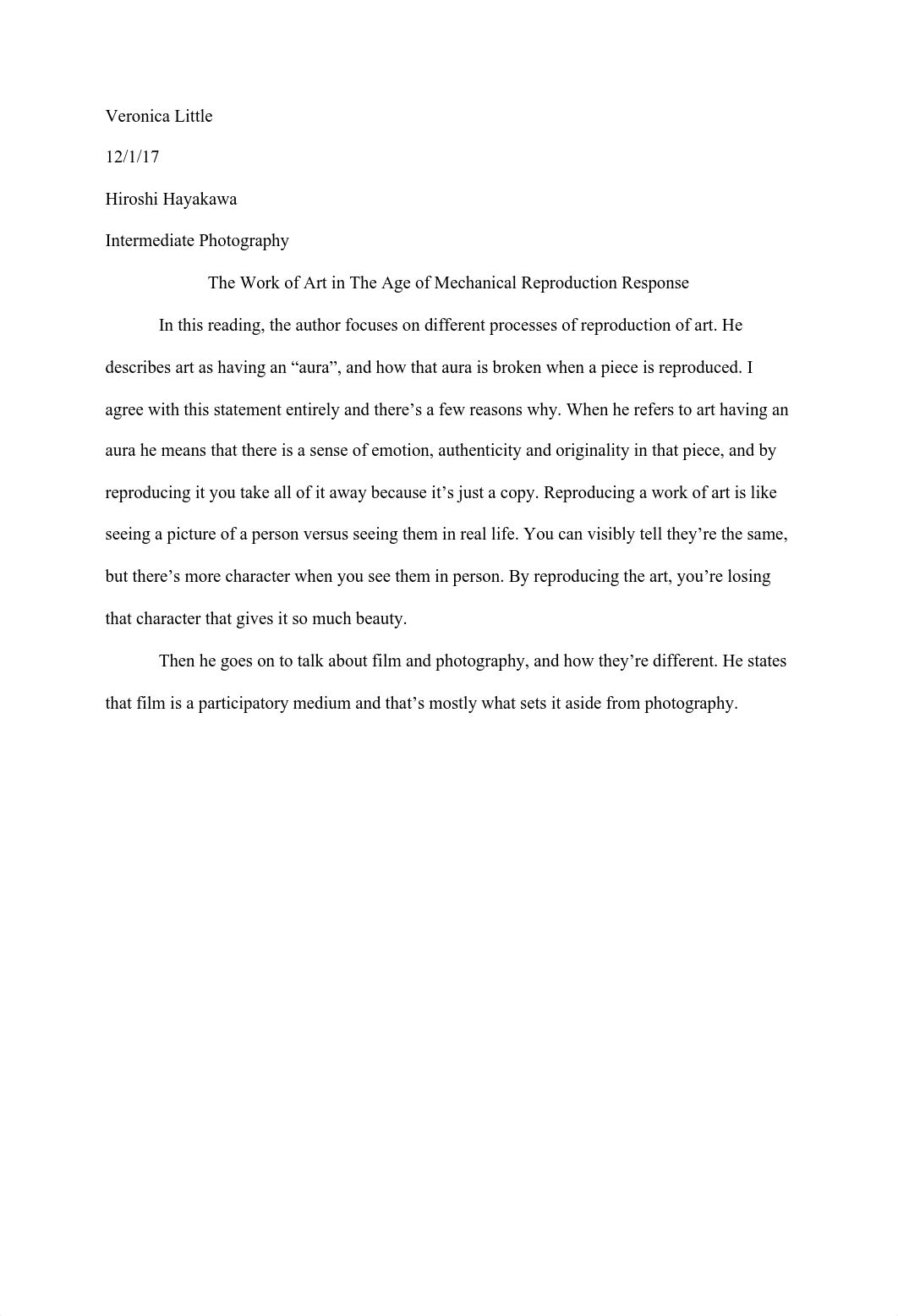 Veronica Little Response Paper.pdf_djcmyjhk8eq_page1