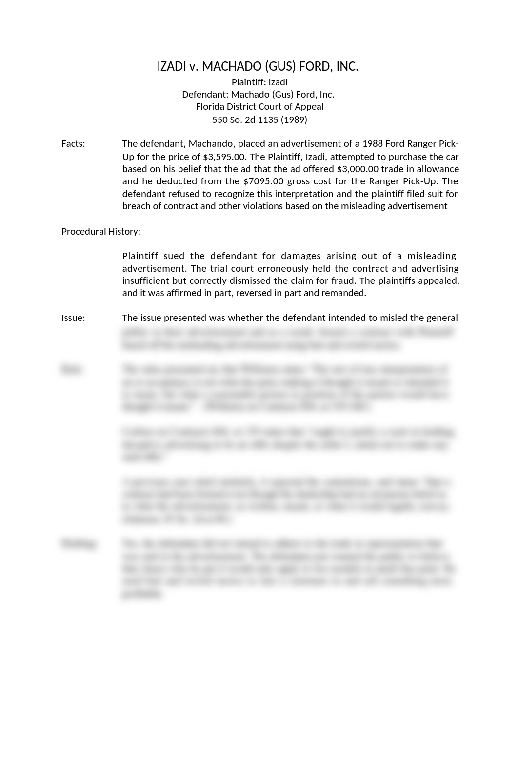 Izadi v. Machado (Gus) Ford, Inc. .docx_djd433a4zg5_page1