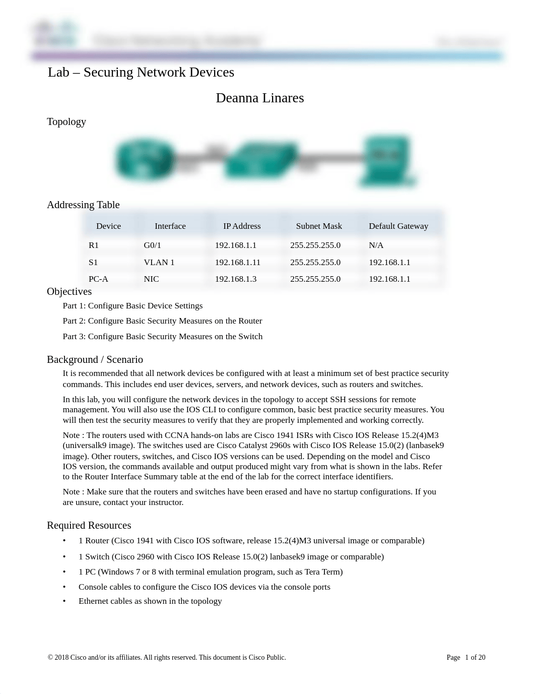 11.2.4.8_Lab__Securing_Network_Devices Deanna.docx_djd73e5hm3d_page1