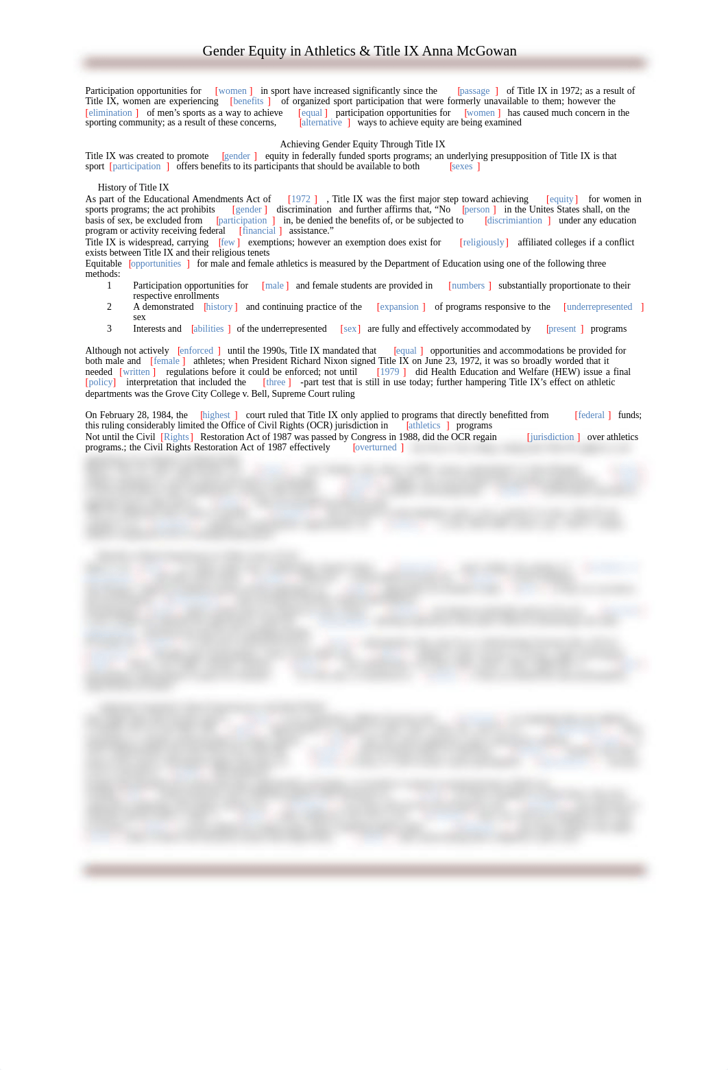 AL360 - Chapter 7 - Gender Equity in Athletics & Title IX _ Fill-In Blanks.pdf_djdc4jc4e2q_page1