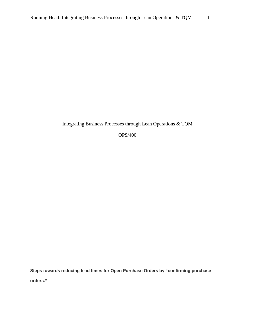 6 Integrating Business Processes through Lean Ops & TQM.docx_djdi3fqnjf3_page1