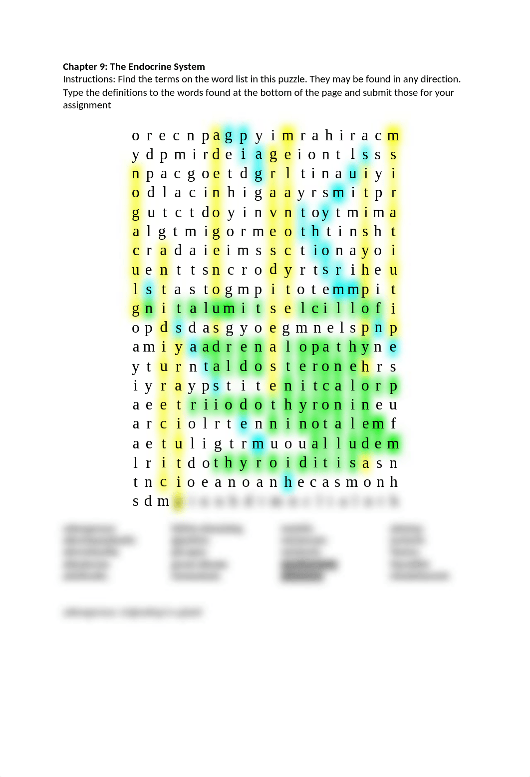 Chapter 9 Endocrine Assignment.docx_djdkbgjvcoi_page1