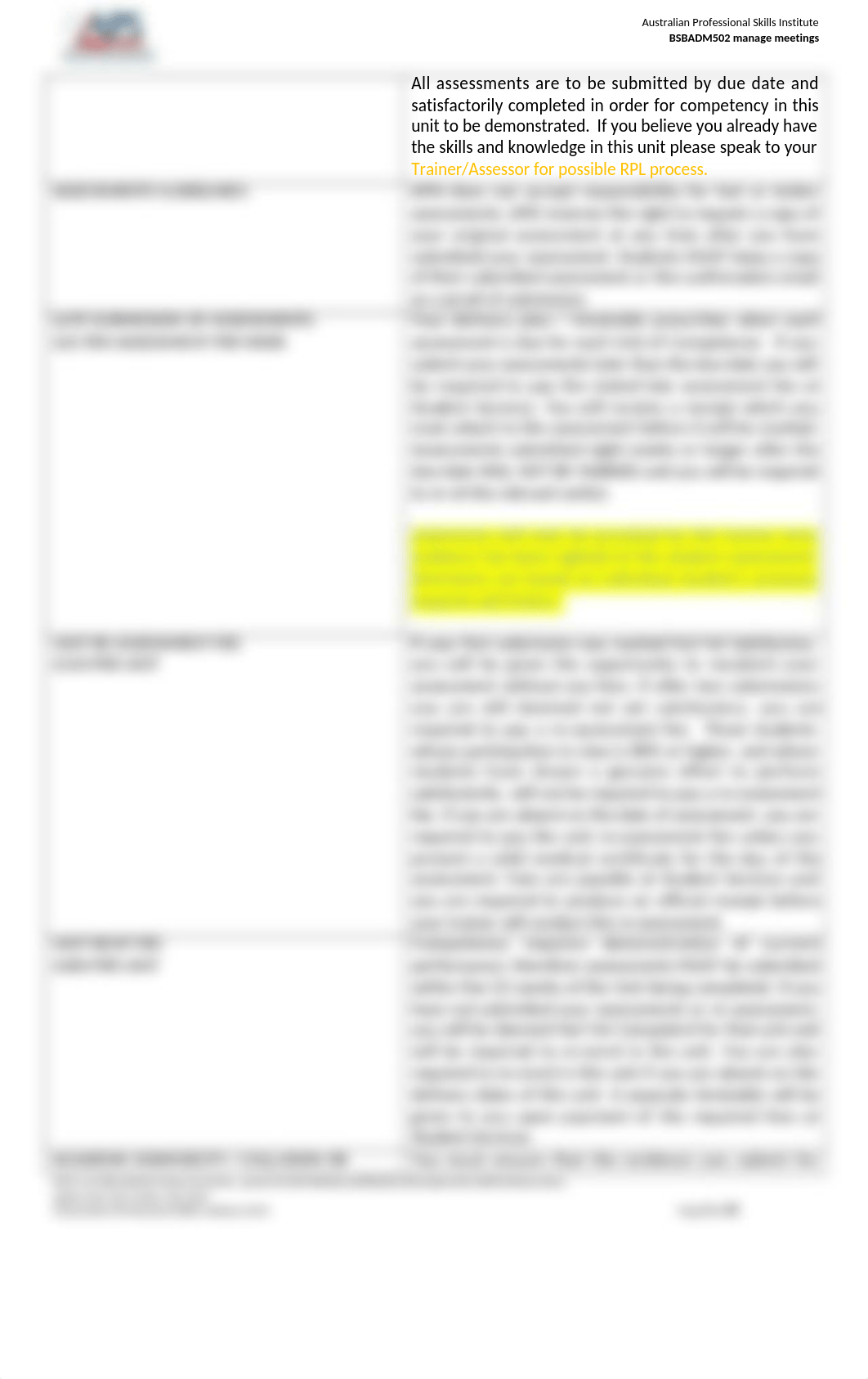 BSBADM502 Manage Meetings Assessment By Rachel Kei To Ma V2.6 January 2021.docx_djdpqcgbol5_page2