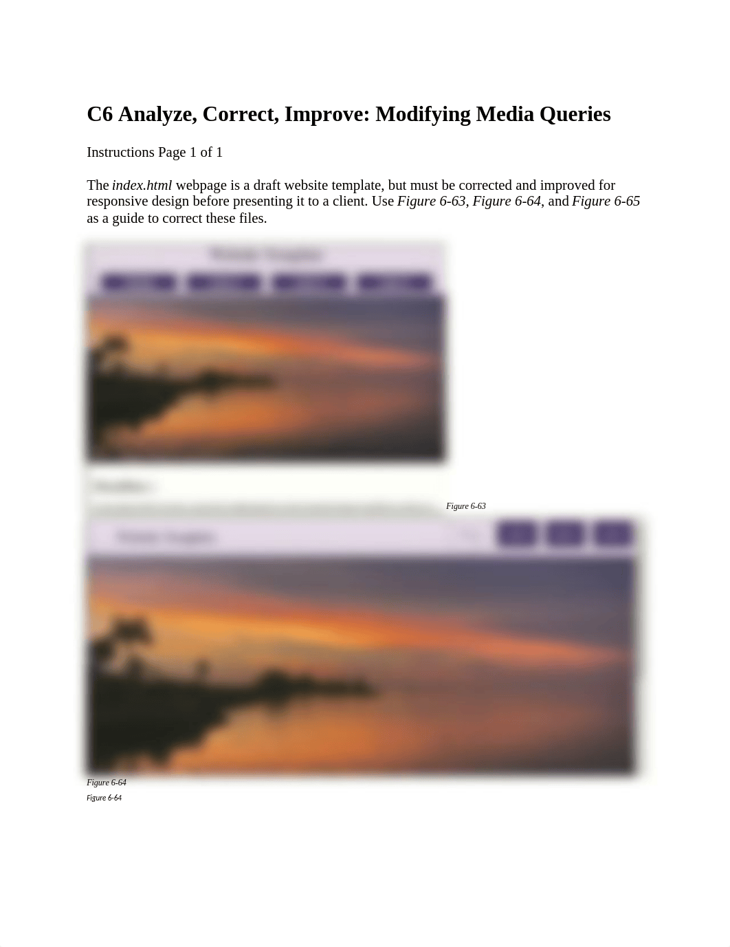 C6 Analyze, Correct, Improve Modifying Media Queries.docx_djdq6d7dtqw_page1