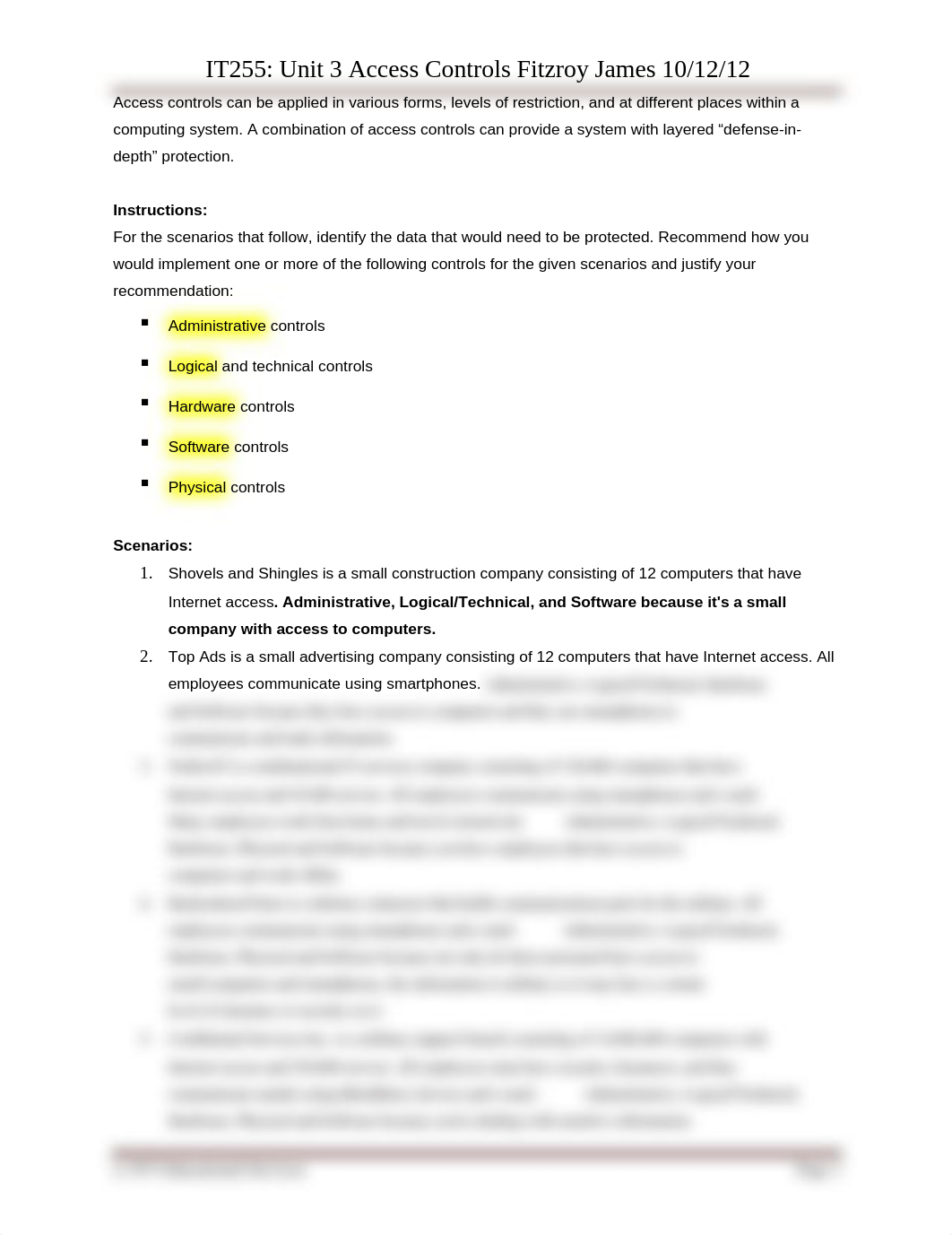 Assignment 2 Unit 3 IT255.U3.TS1_djdz2maaxx2_page1