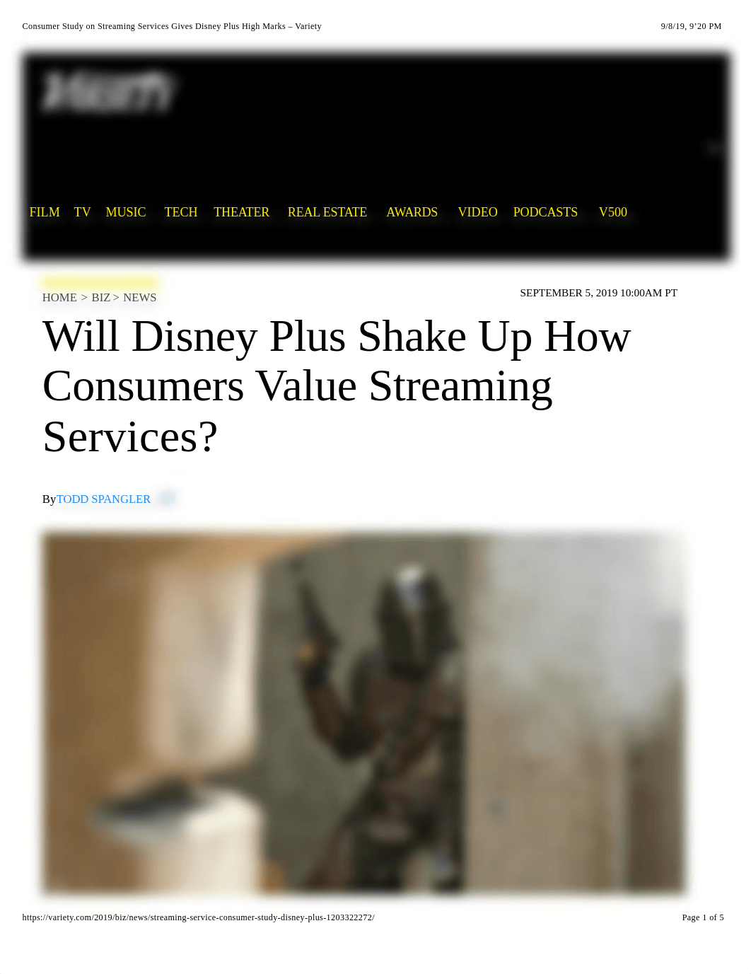 Consumer Study on Streaming Services Gives Disney Plus High Marks - Variety.pdf_dje5frtq8gf_page1