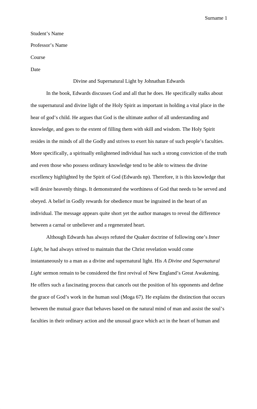 Divine and Supernatural Light by Johnathan Edwards The Norton Anthology of American Literature Ninth_dje97256sep_page1