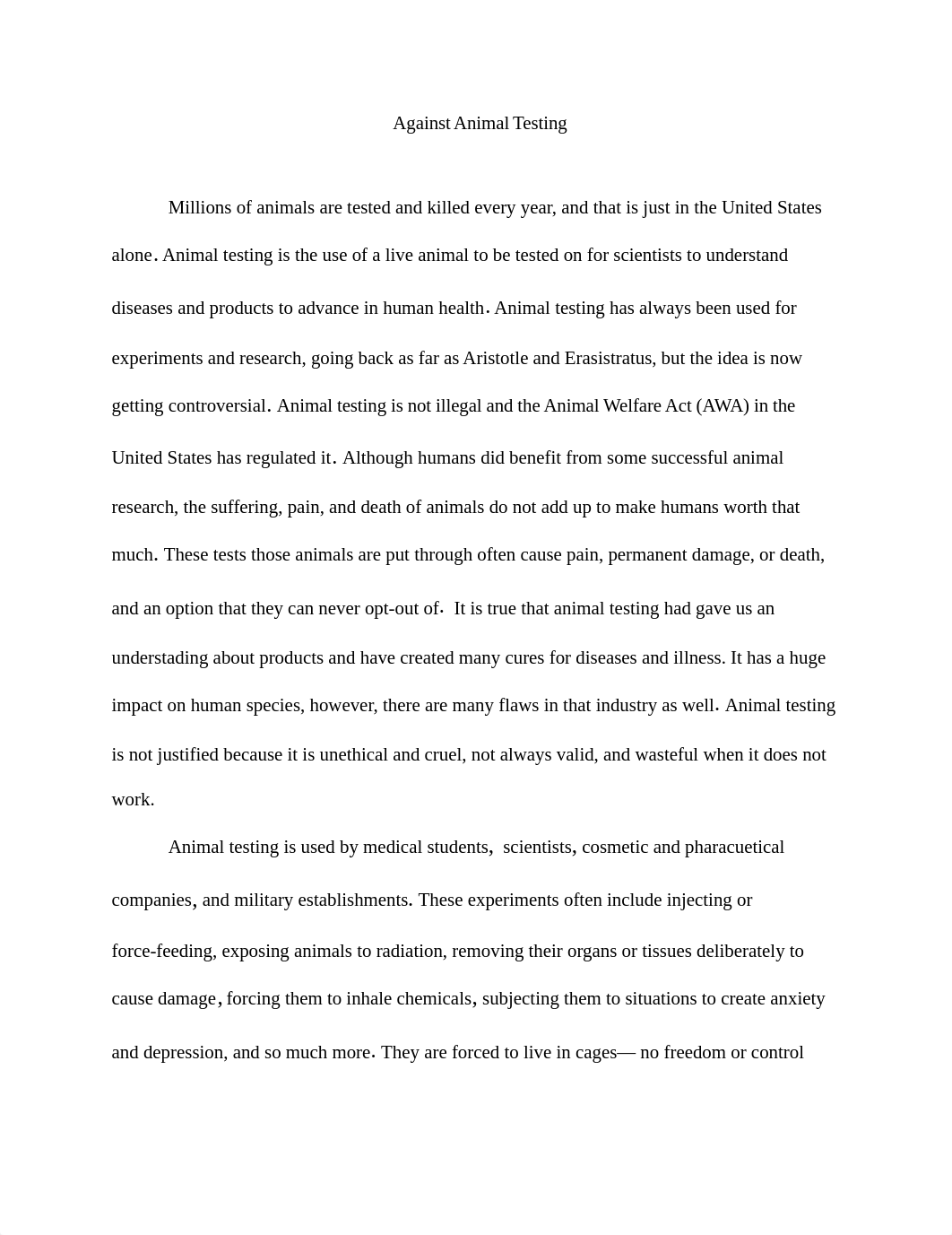 Final Essay_ Animal Testing.pdf_djeefmbm36p_page1