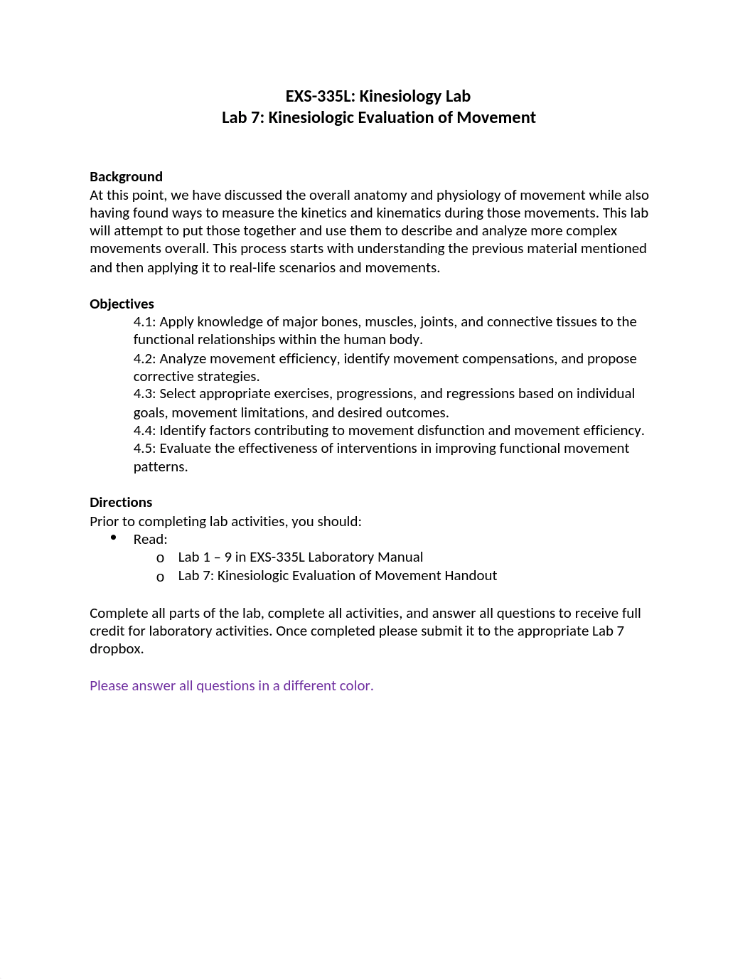 EXS-335L - Lab 7 - Kinesiologic Evaluation of Movement.docx_djeevx41492_page1